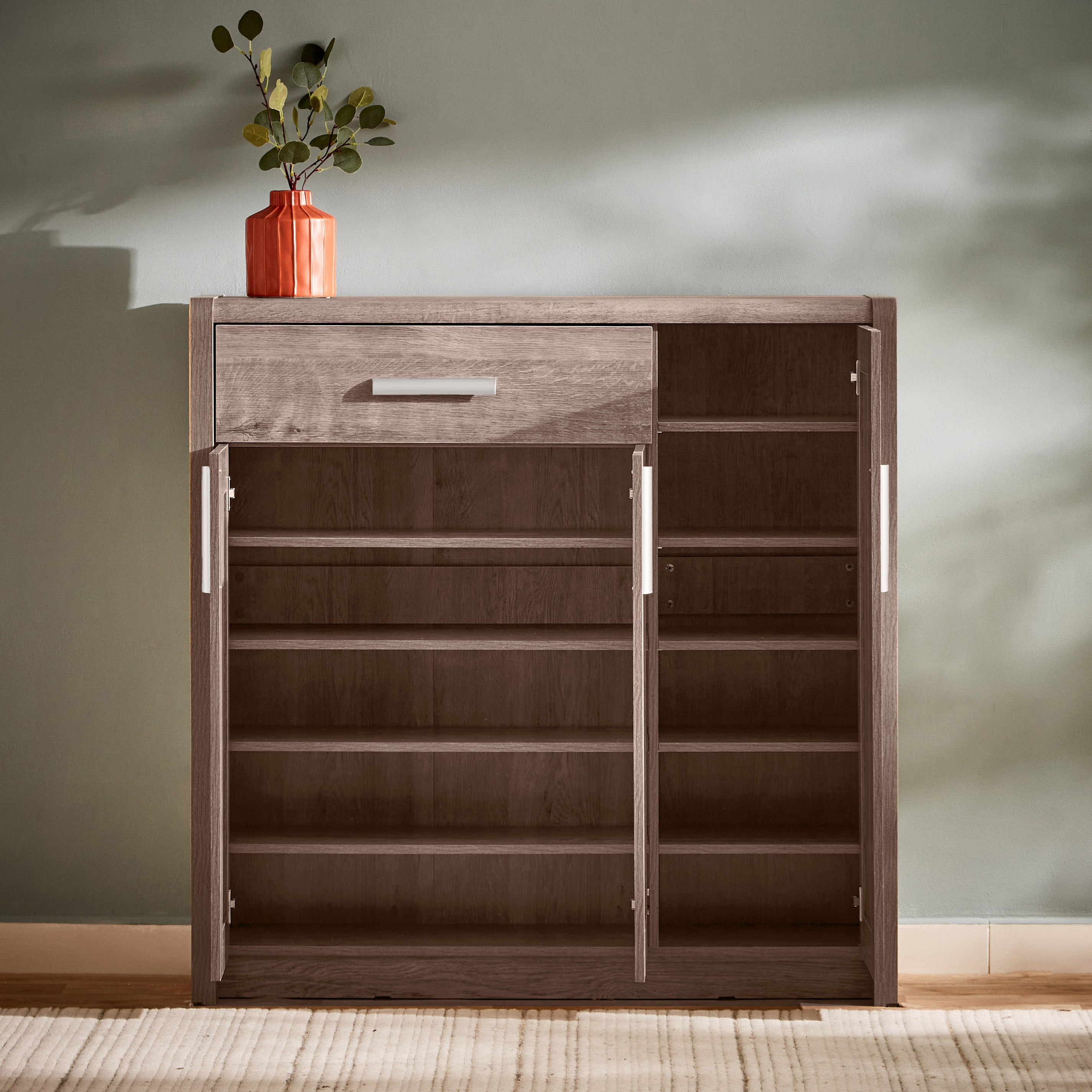 خزانة أحذية لـ 20 زوجا بـ3 أبواب ودرج من كيرفي-hbxbedroom-shoecabinetsandracks-image-3