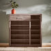 Curvy 20-Pairs Shoe Cabinet 3-Door and with 1-Drawer-Shoe Cabinets & Racks-thumbnailMobile-2