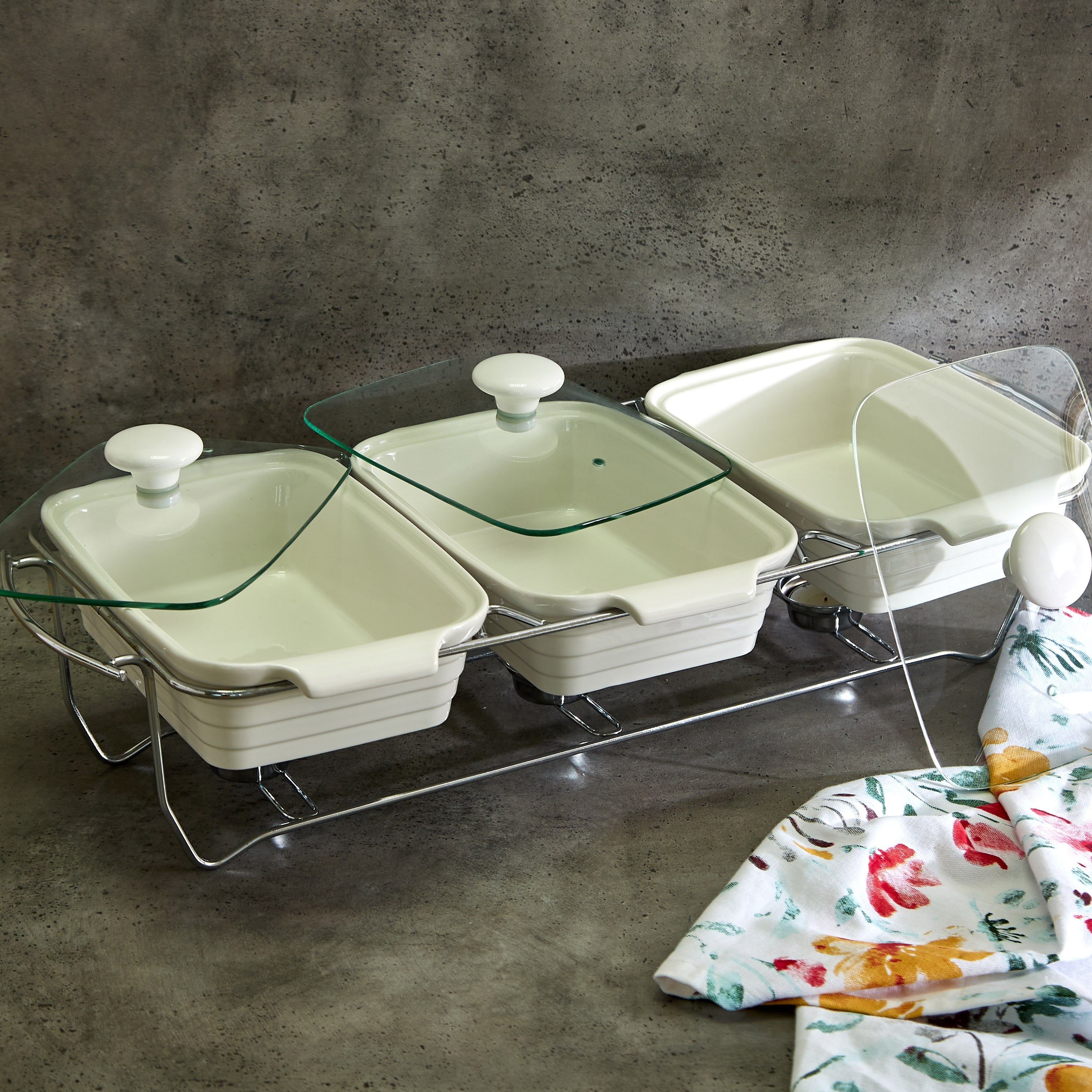 كسرولة ثلاثية بغطاء من سوبريم-hbxdecorandfurnishings-tabletop-serveware-image-2