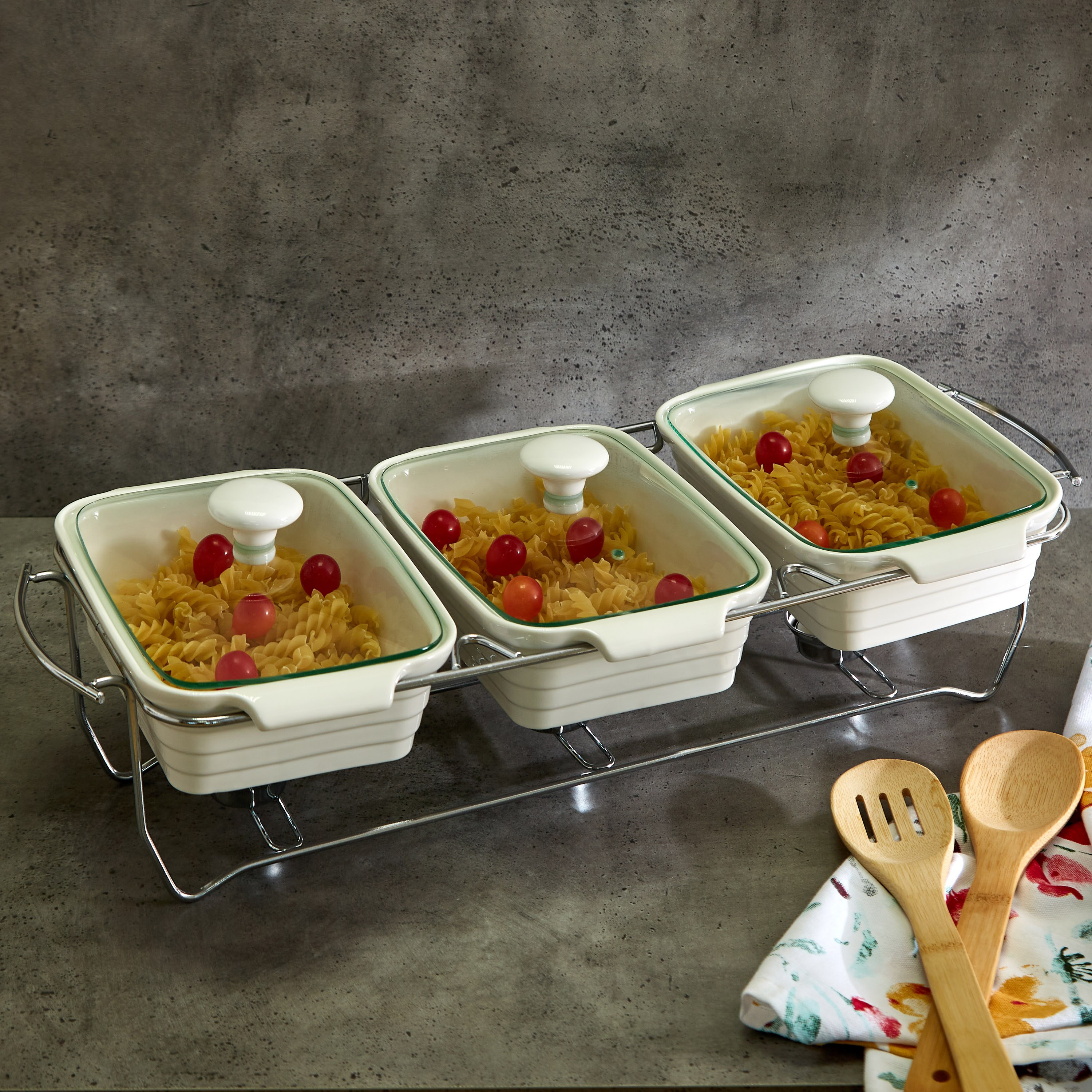 كسرولة ثلاثية بغطاء من سوبريم-hbxdecorandfurnishings-tabletop-serveware-image-6