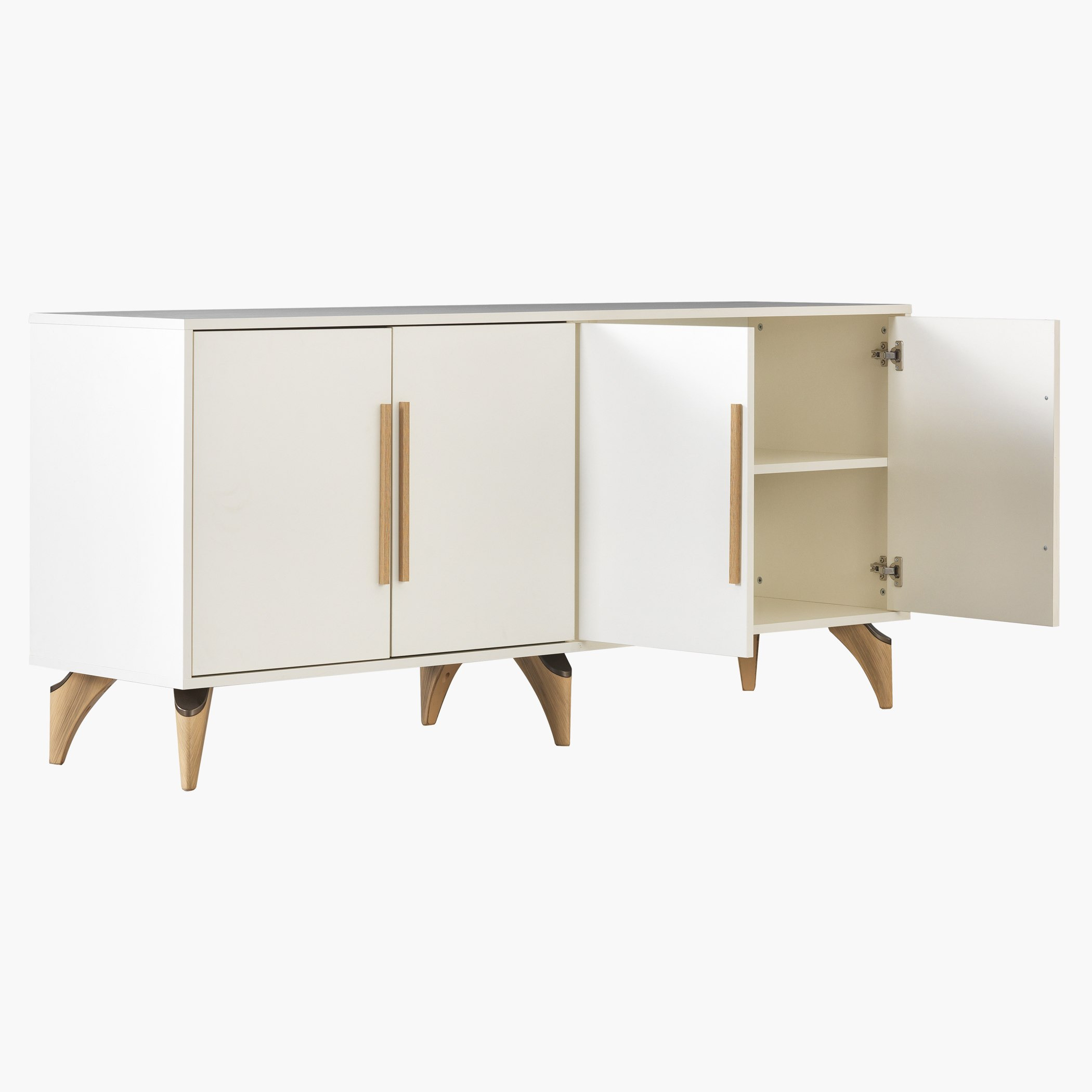 خزانة جانبية 4 أبواب من مون لايت-hbxfurniture-diningroom-buffetsandsideboards-image-3