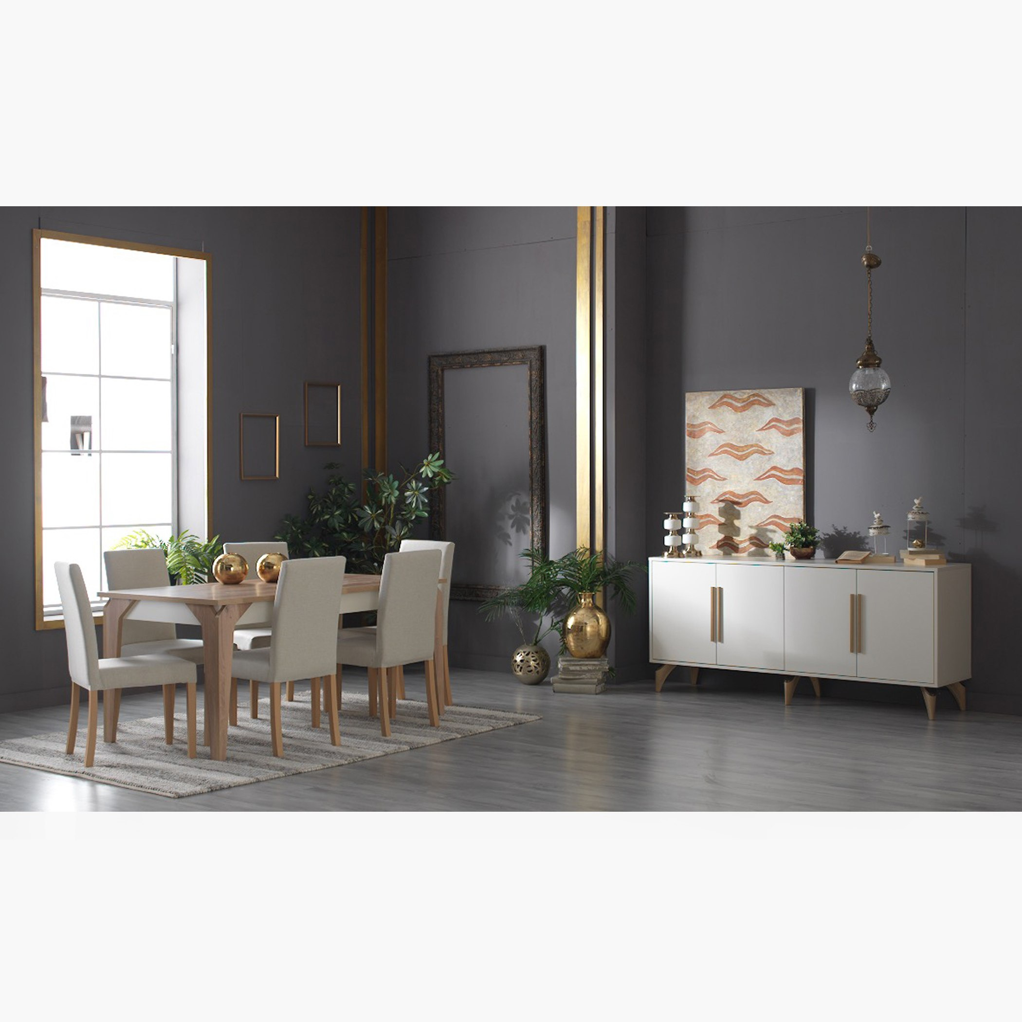 خزانة جانبية 4 أبواب من مون لايت-hbxfurniture-diningroom-buffetsandsideboards-image-8