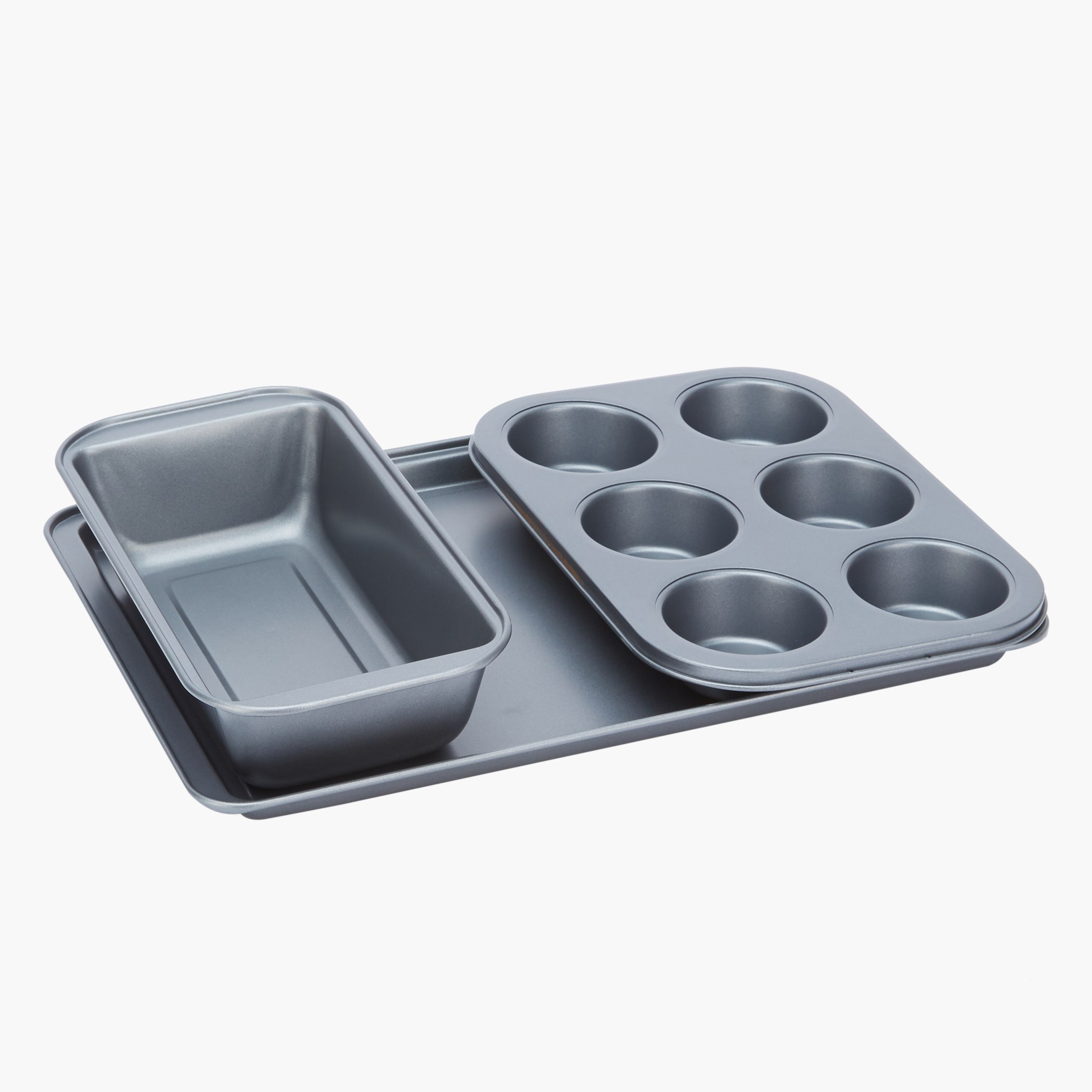 طقم مقلاة خبز 3 قطع كريستال-hbxkitchen-bakeware-image-1