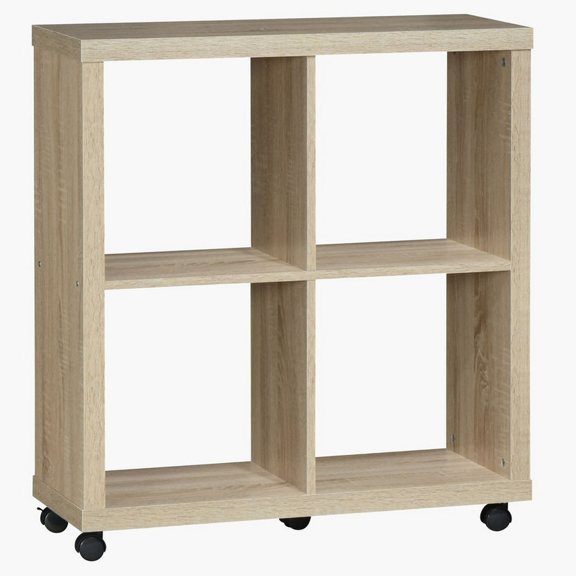 Costagat 4 Cube Divider with Swivel Wheels-Book Cases-image-0