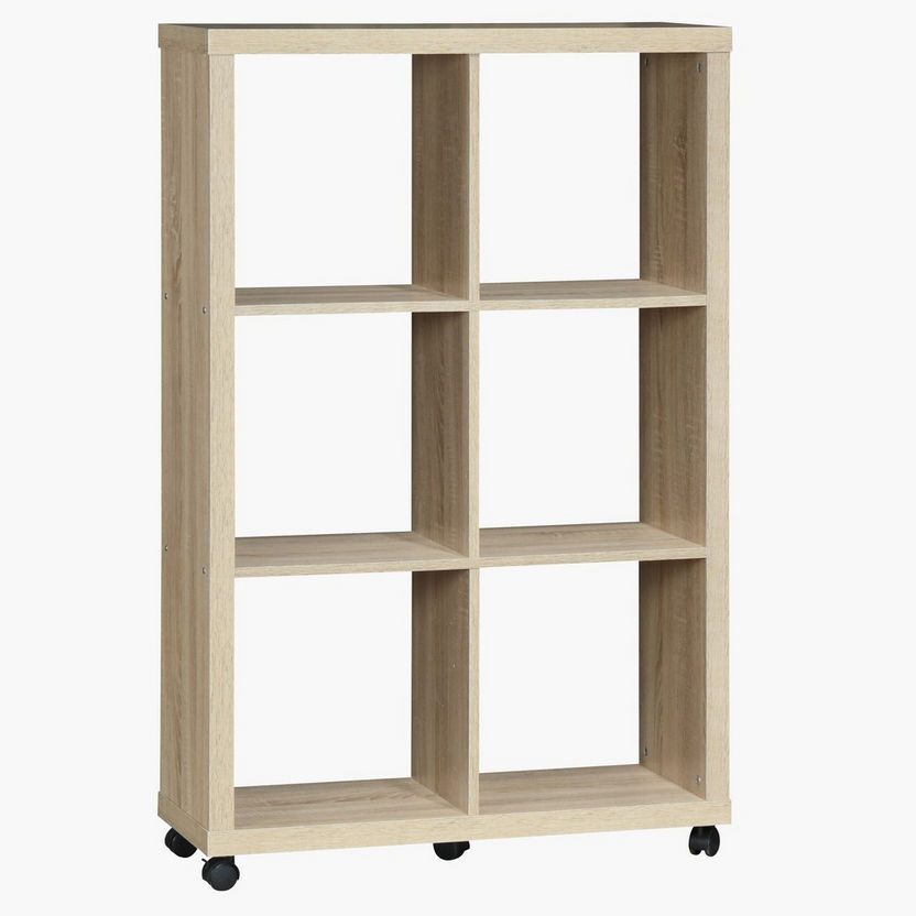 Costagat Sonoma 6 Cube Divider with Swivel Wheels-Book Cases-image-0