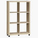 Costagat Sonoma 6 Cube Divider with Swivel Wheels-Book Cases-thumbnail-0