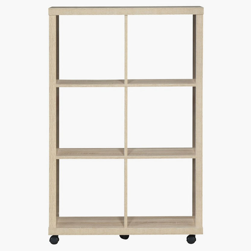 Costagat Sonoma 6 Cube Divider with Swivel Wheels-Book Cases-image-1