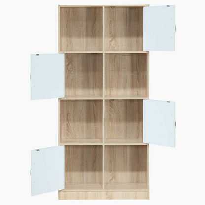 Oslo Sonoma Book Case with 4 Doors