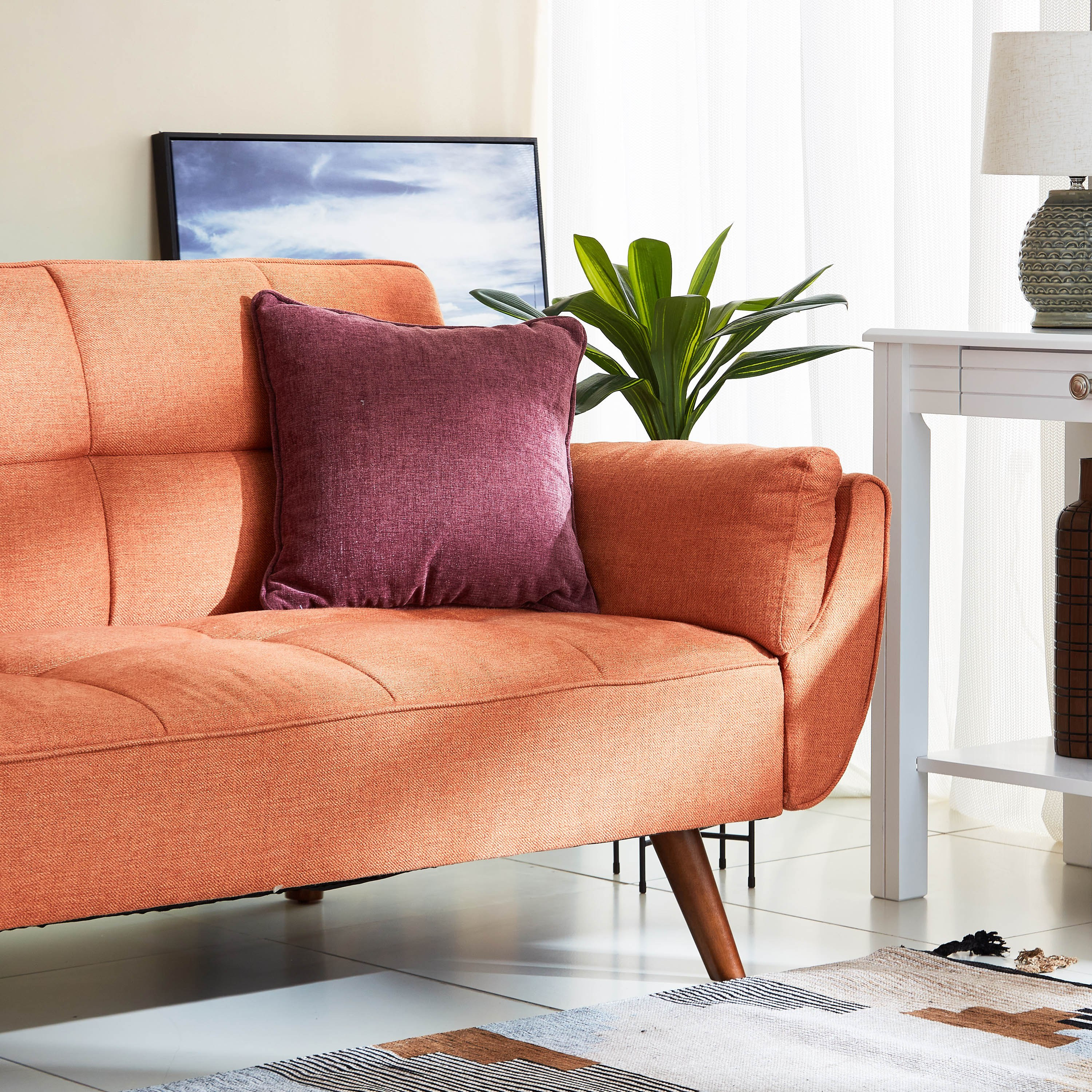 وسادة محشوة من ديرون - 45x45 سم-hbxlivingroom-furnishings-cushionsandcovers-filledcushions-image-3
