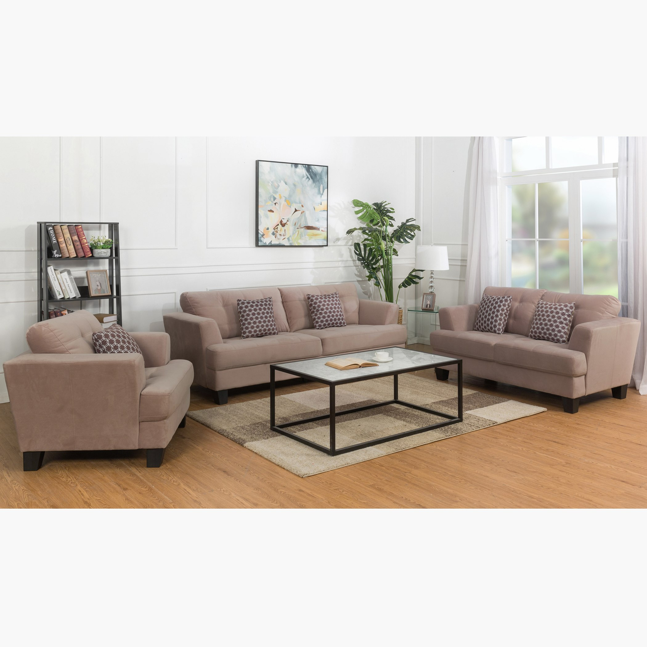 Trellis 3-Seater Sofa with 2 Cushions-hbxlivingroom-sofasandarmchairs-sofas-image-7