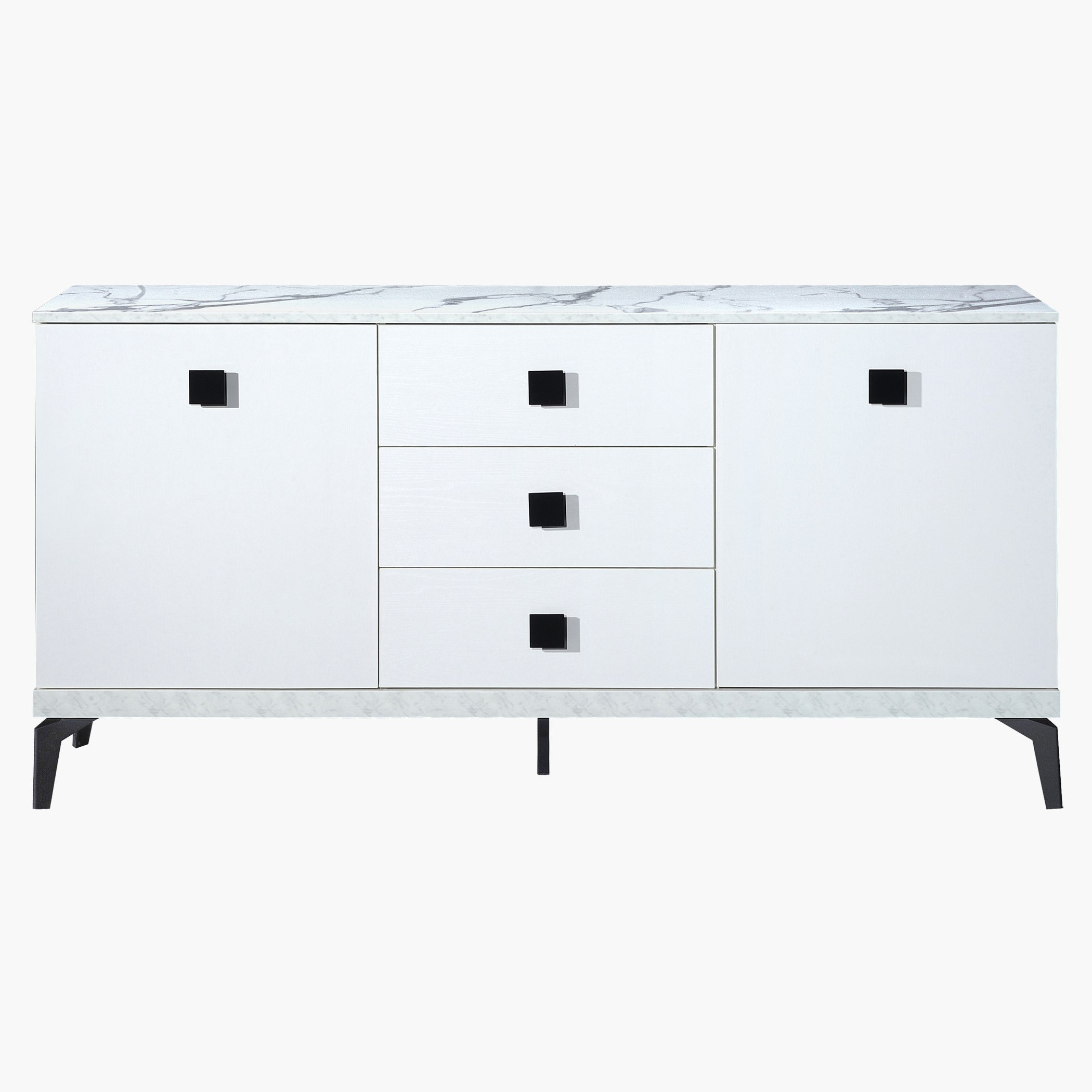 وحدة تخزين جانبية مستطيلة الشكل مع 3 أدراج من ماربيلا.-hbxfurniture-diningroom-buffetsandsideboards-image-2