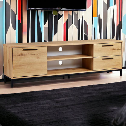 Urban Rectangular Low TV Unit for TVs up to 75 inches