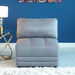 Curvy 1-Seater Armless Fabric Sofa-Modular Sofas-thumbnail-1