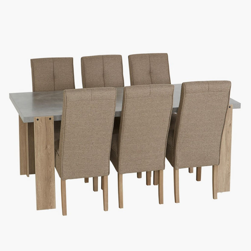 Cementino 6-Seater Dining Set-Dining Sets-image-0