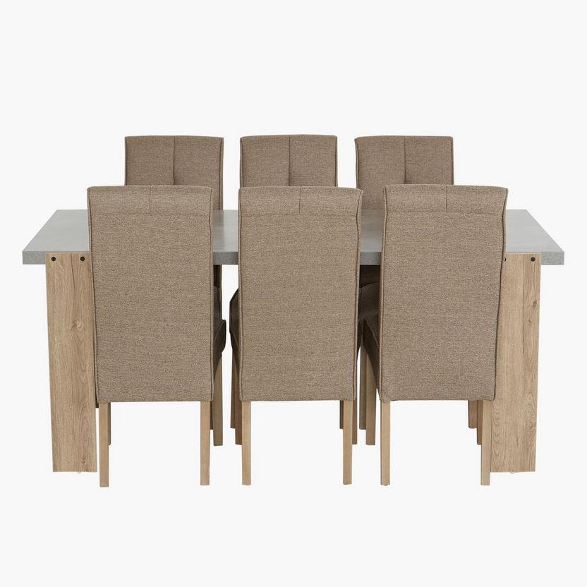 Cementino 6-Seater Dining Set-Dining Sets-image-1