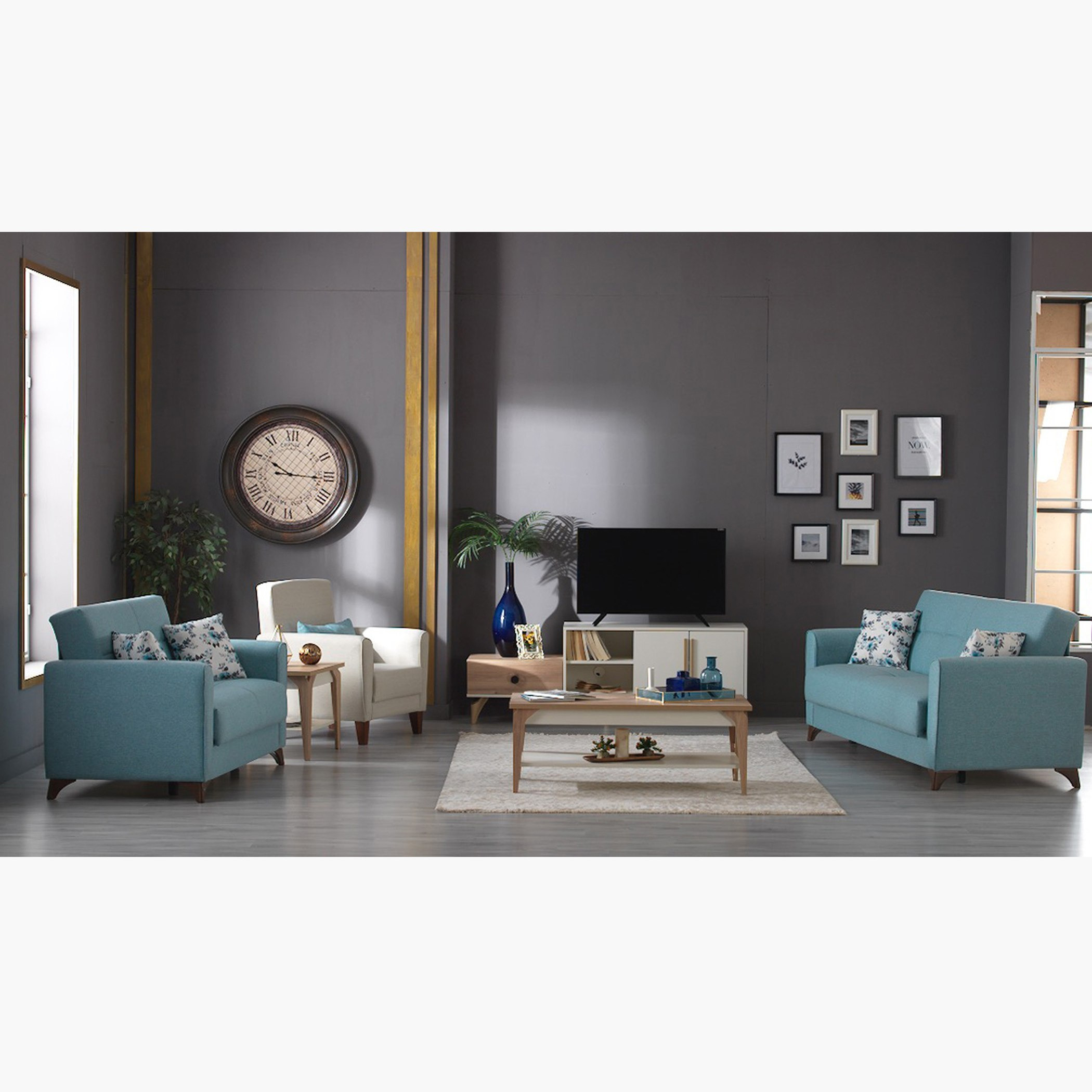 طقم كنب 7 مقاعد بوسائد مون لايت-hbxlivingroom-sofasandarmchairs-sofas-image-1