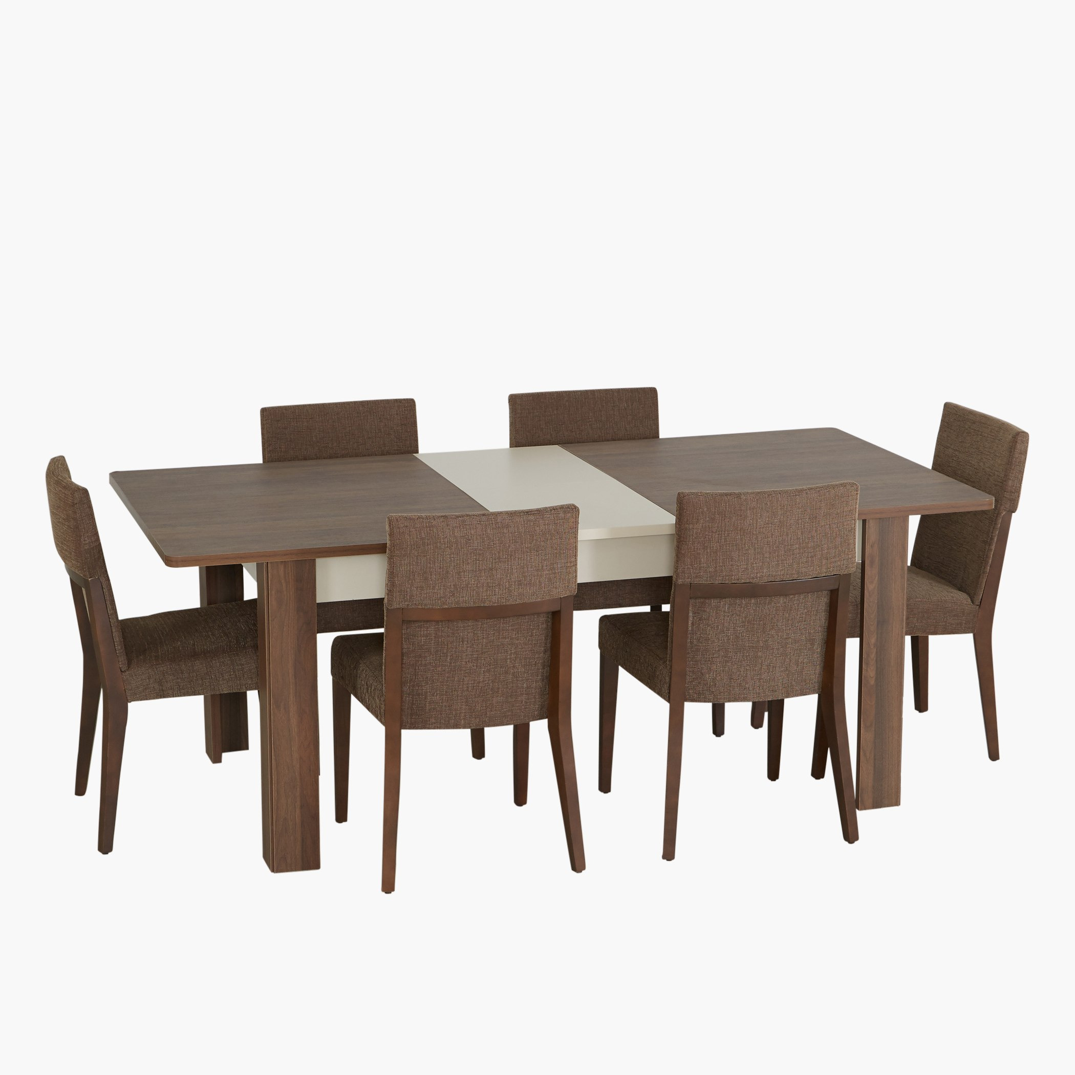 طقم سفرة قابل للتمدد بستة مقاعد من فالنتينا-hbxfurniture-diningtablesandsets-diningsets-sixseater-image-1