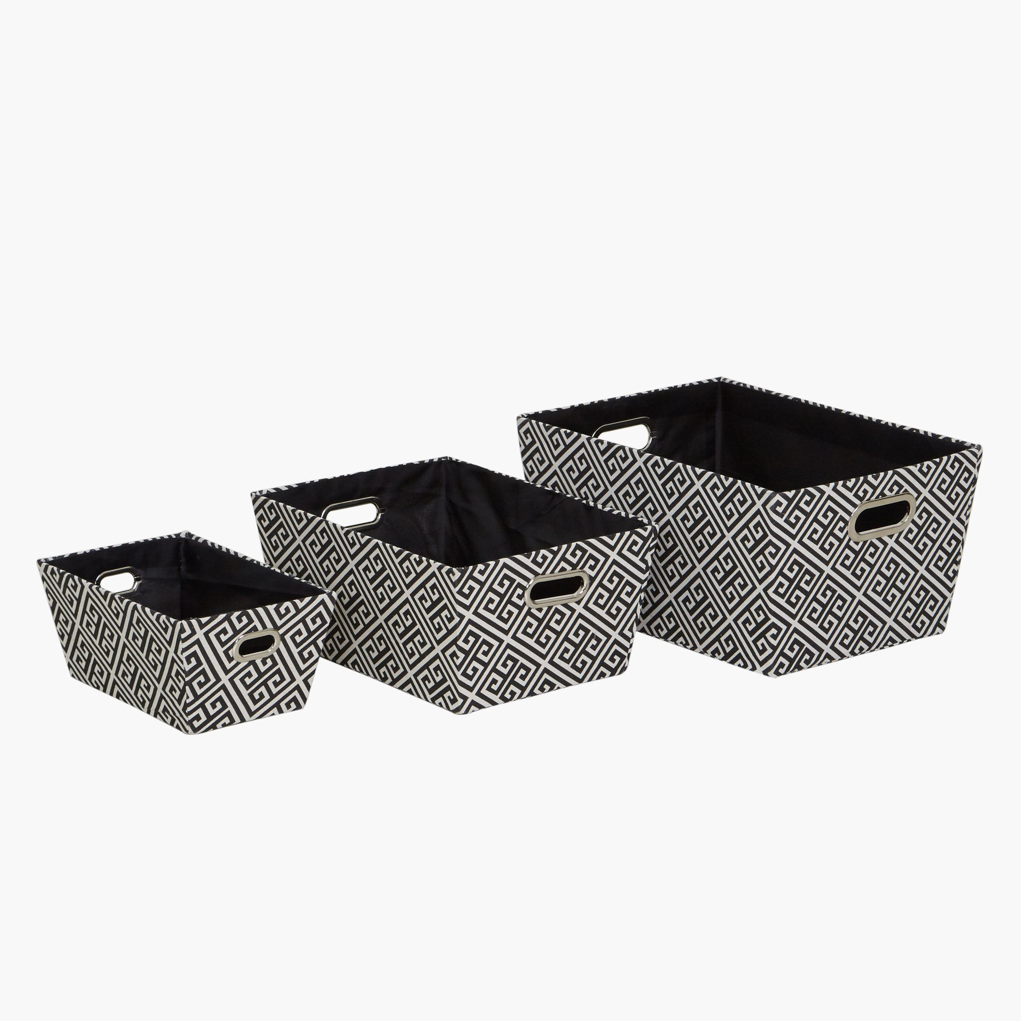 Hellen Trapezoidal Storage Basket with Cutout Handles - Set of 3-hbxbedroom-bedroomaccessories-bedroomstorage-image-1