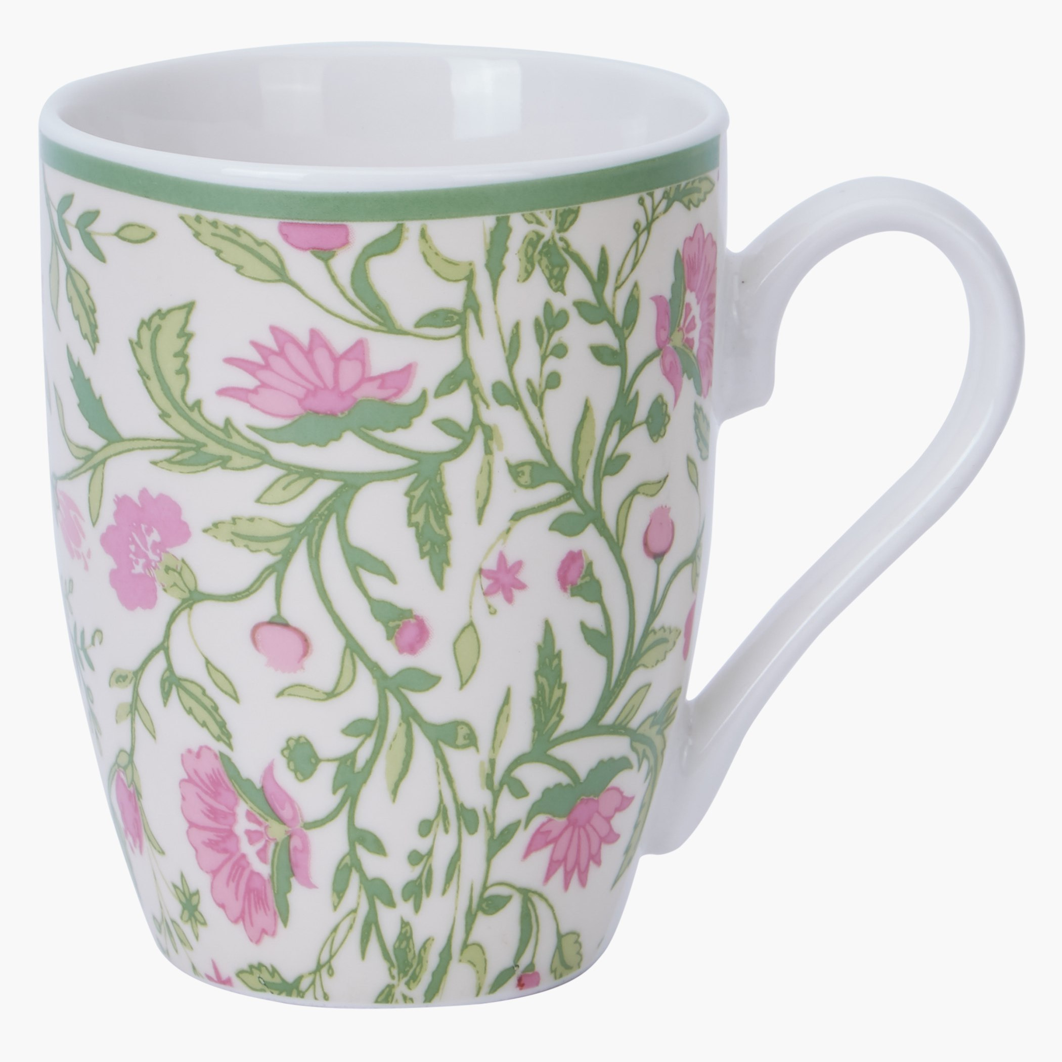 مج بطبعات زهرية زينيا - 350 مل-hbxdecorandfurnishings-tabletop-crockery-image-1