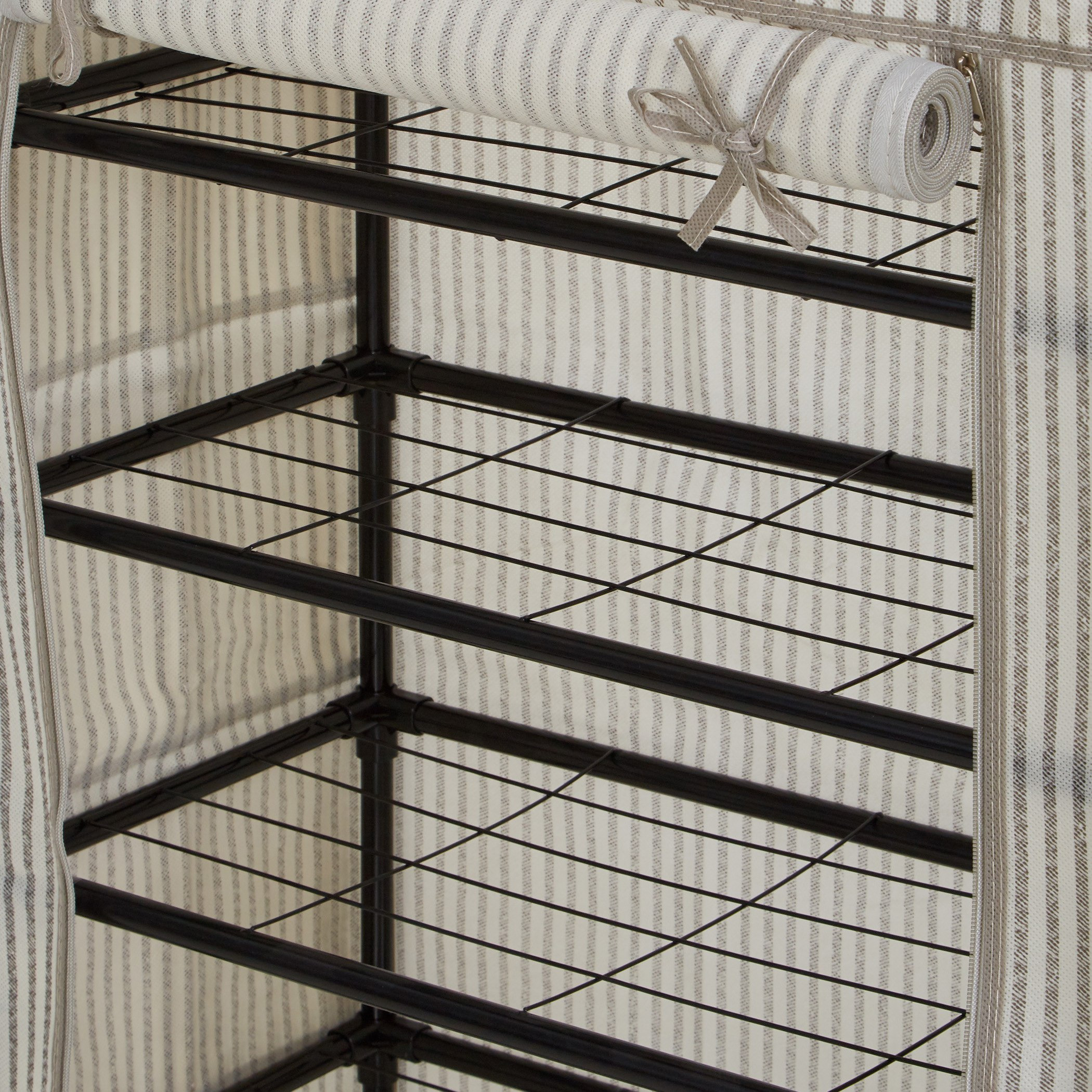 خزانة أحذية 5 طوابق بسحاب إغلاق من إيباز-hbxbedroom-bedroomaccessories-bedroomstorage-image-5