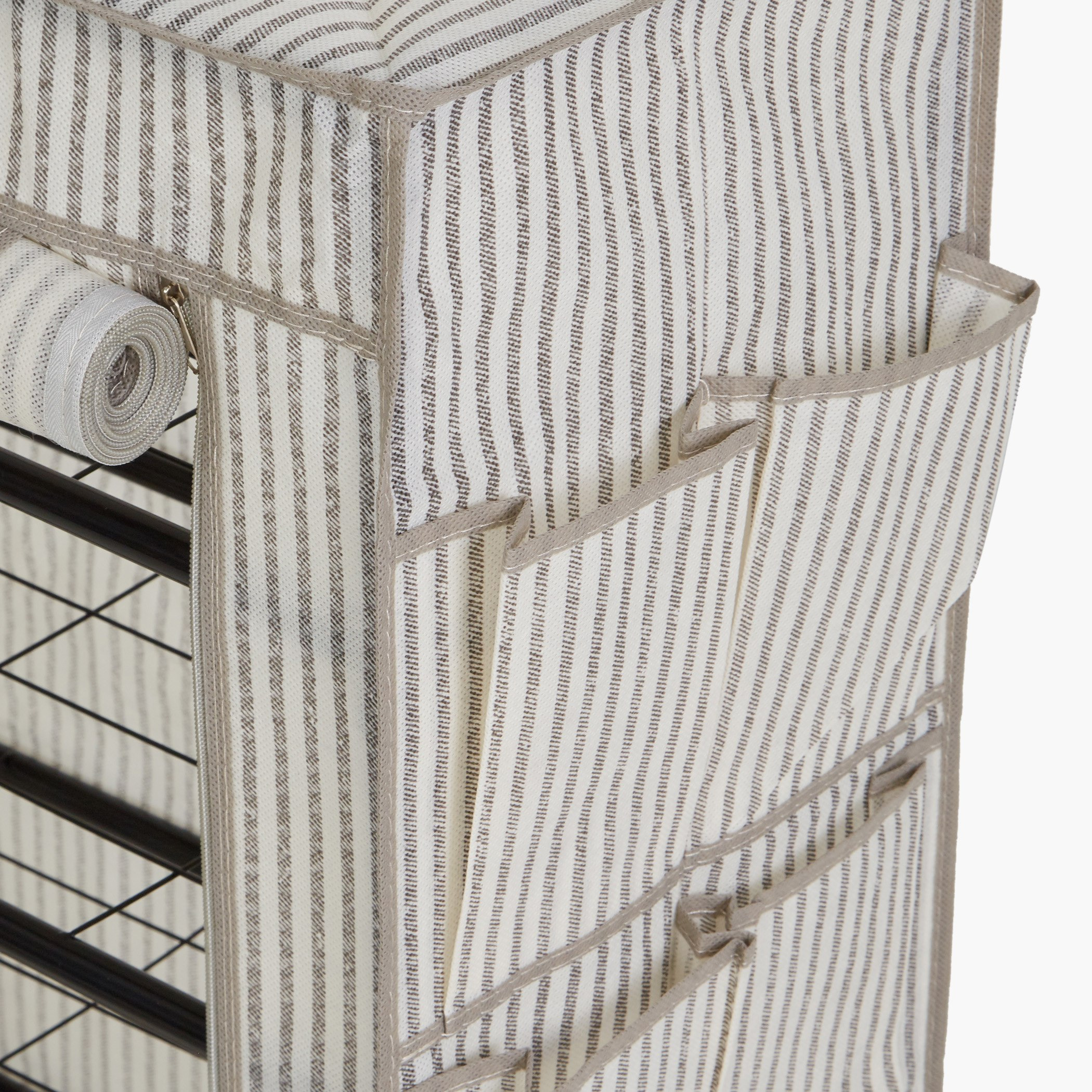 خزانة أحذية 5 طوابق بسحاب إغلاق من إيباز-hbxbedroom-bedroomaccessories-bedroomstorage-image-6