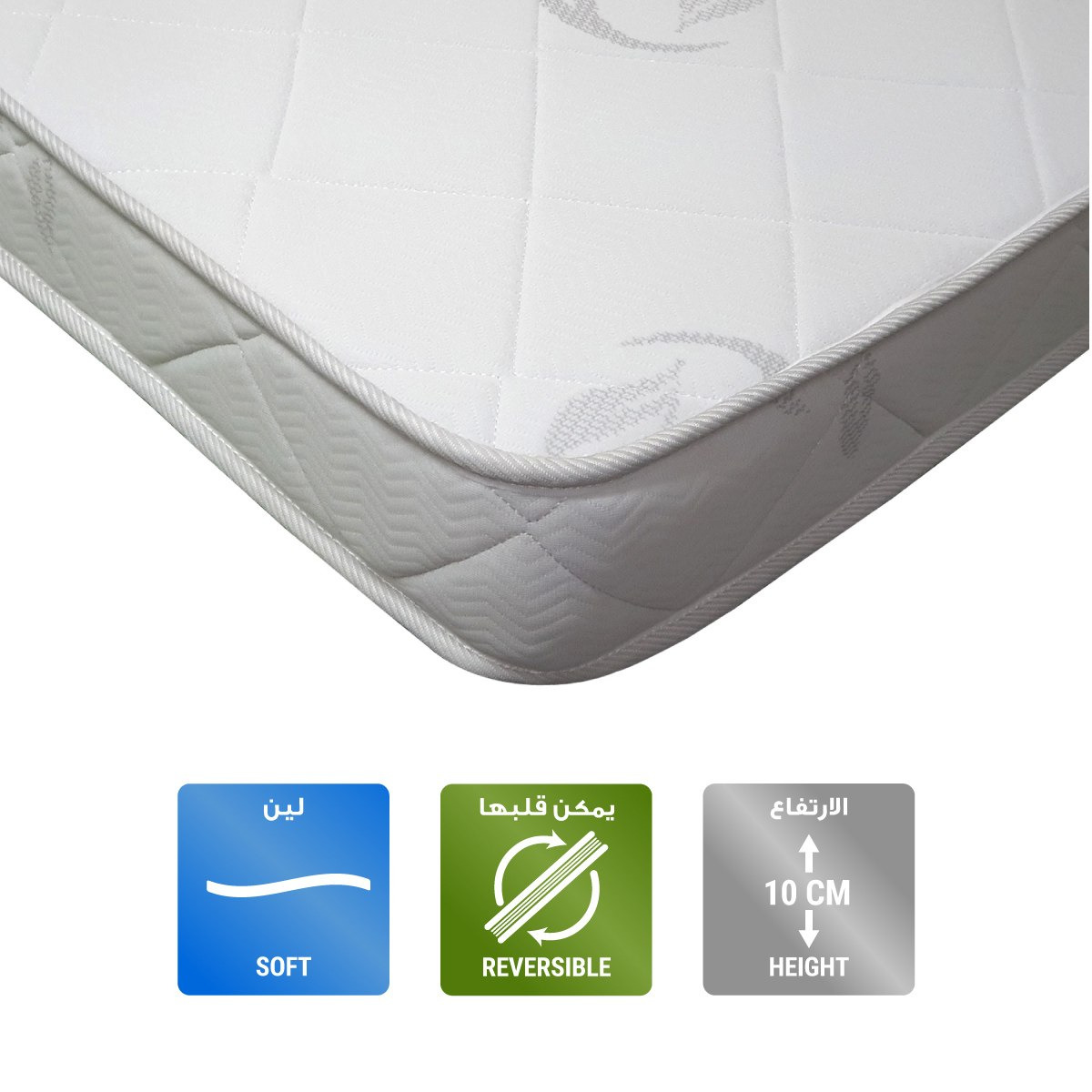 مرتبة إسفنج من آي تودلر - 70x130x10 سم-hbxfurniture-mattresses-toddler-image-1