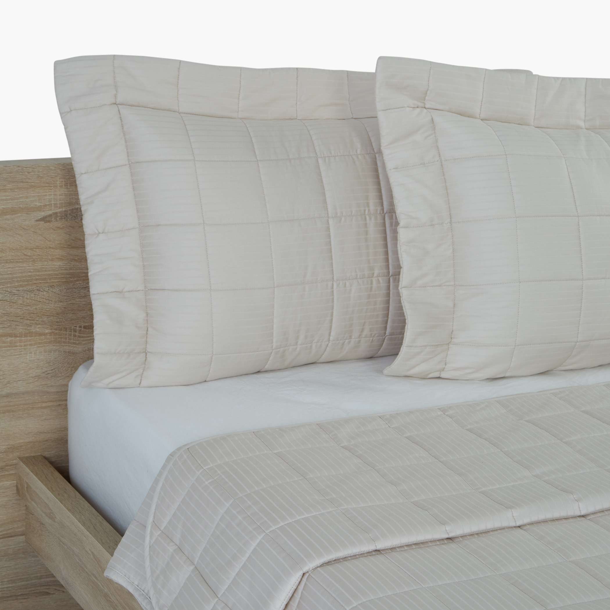 Ontario Striped 3-Piece King Quilt Set - 260x250 cm-hbxdecorandfurnishings-bedding-bedspreadsandquilts-image-2