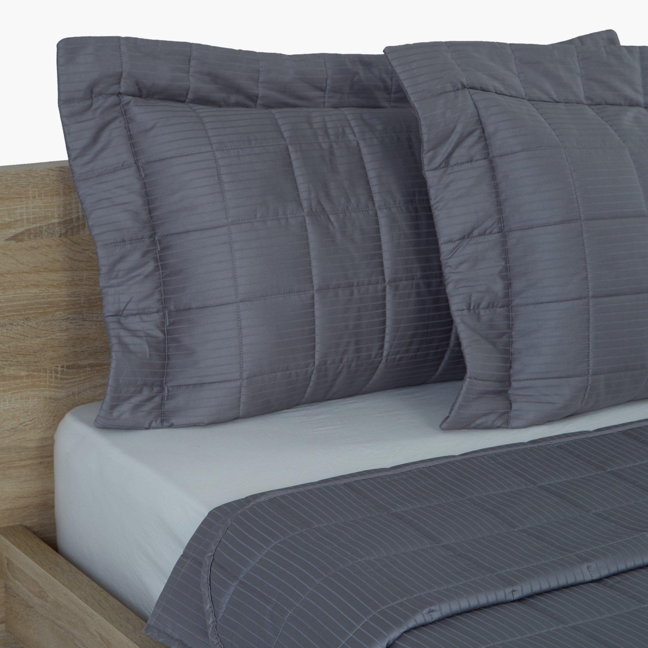 طقم لحاف كينج 3 قطع مقلمة من أونتاريو - 260x250 سم-hbxdecorandfurnishings-bedding-bedspreadsandquilts-image-2