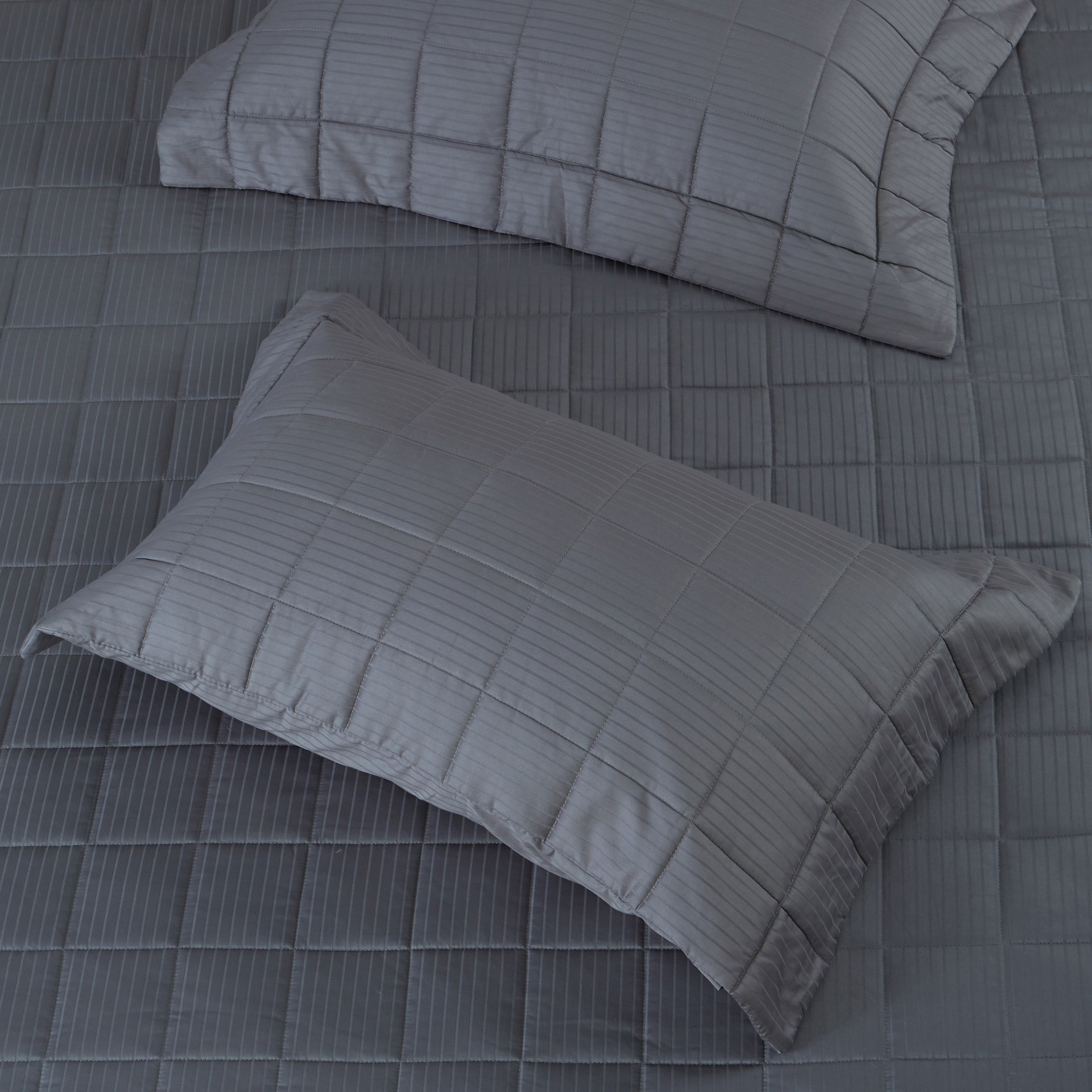 طقم لحاف كينج 3 قطع مقلمة من أونتاريو - 260x250 سم-hbxdecorandfurnishings-bedding-bedspreadsandquilts-image-4