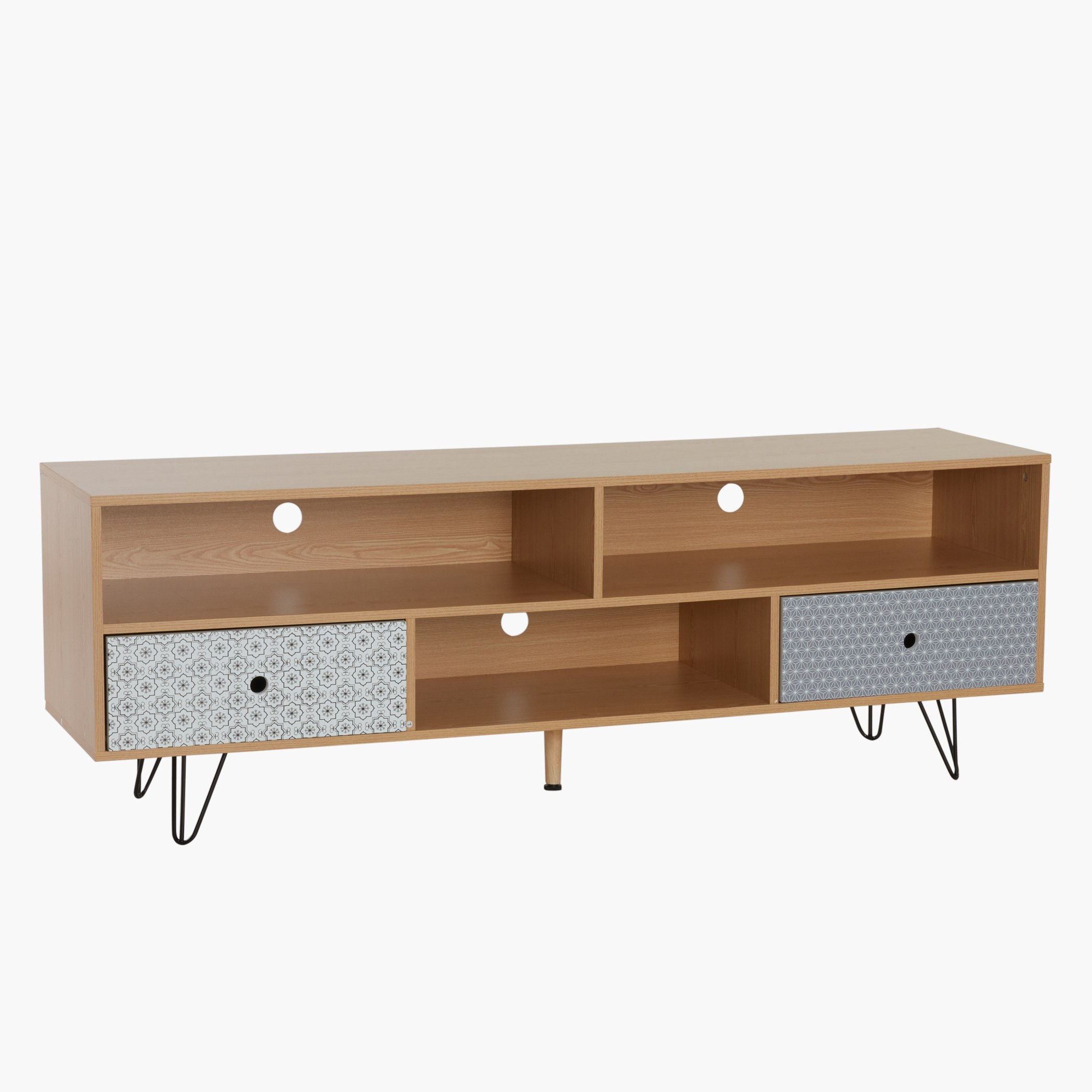 Morroco 2-Drawer Low TV Unit for TVs up to 70 inches-hbxlivingroom-mediaunitsandstorage-tvunits-image-1