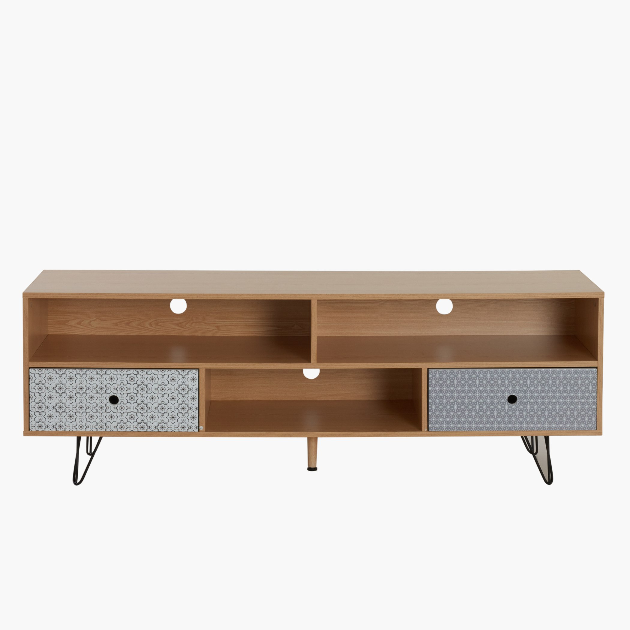 Morroco 2-Drawer Low TV Unit for TVs up to 70 inches-hbxlivingroom-mediaunitsandstorage-tvunits-image-2