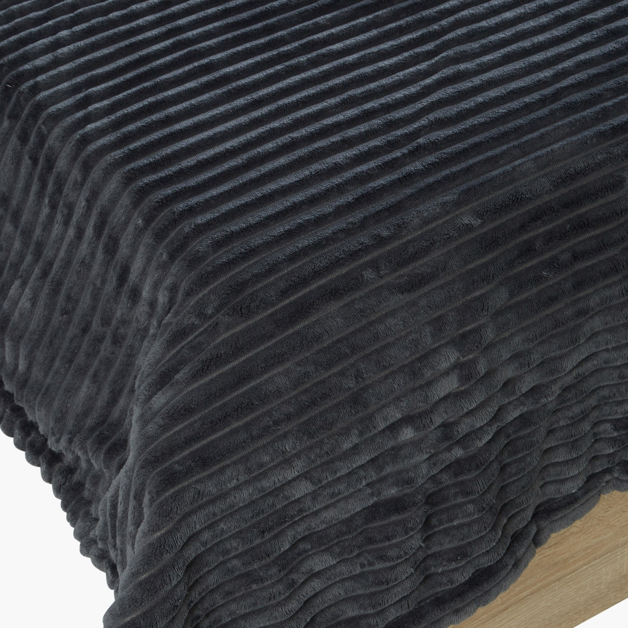 Luxot Textured King Flannel Blanket - 240x220 cm-hbxhomeware-hbxbedroom-image-2
