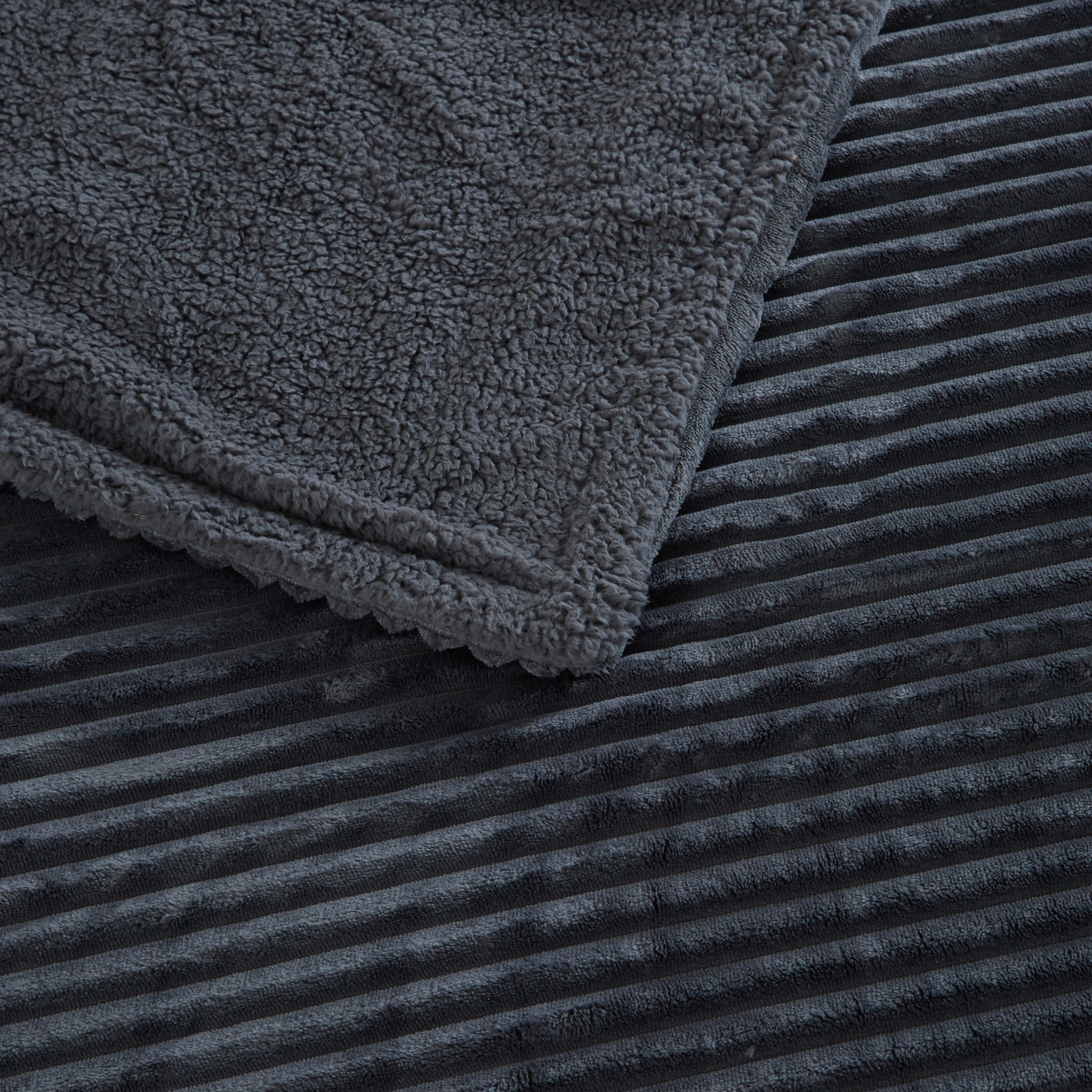 Luxot Textured King Flannel Blanket - 240x220 cm-hbxhomeware-hbxbedroom-image-3