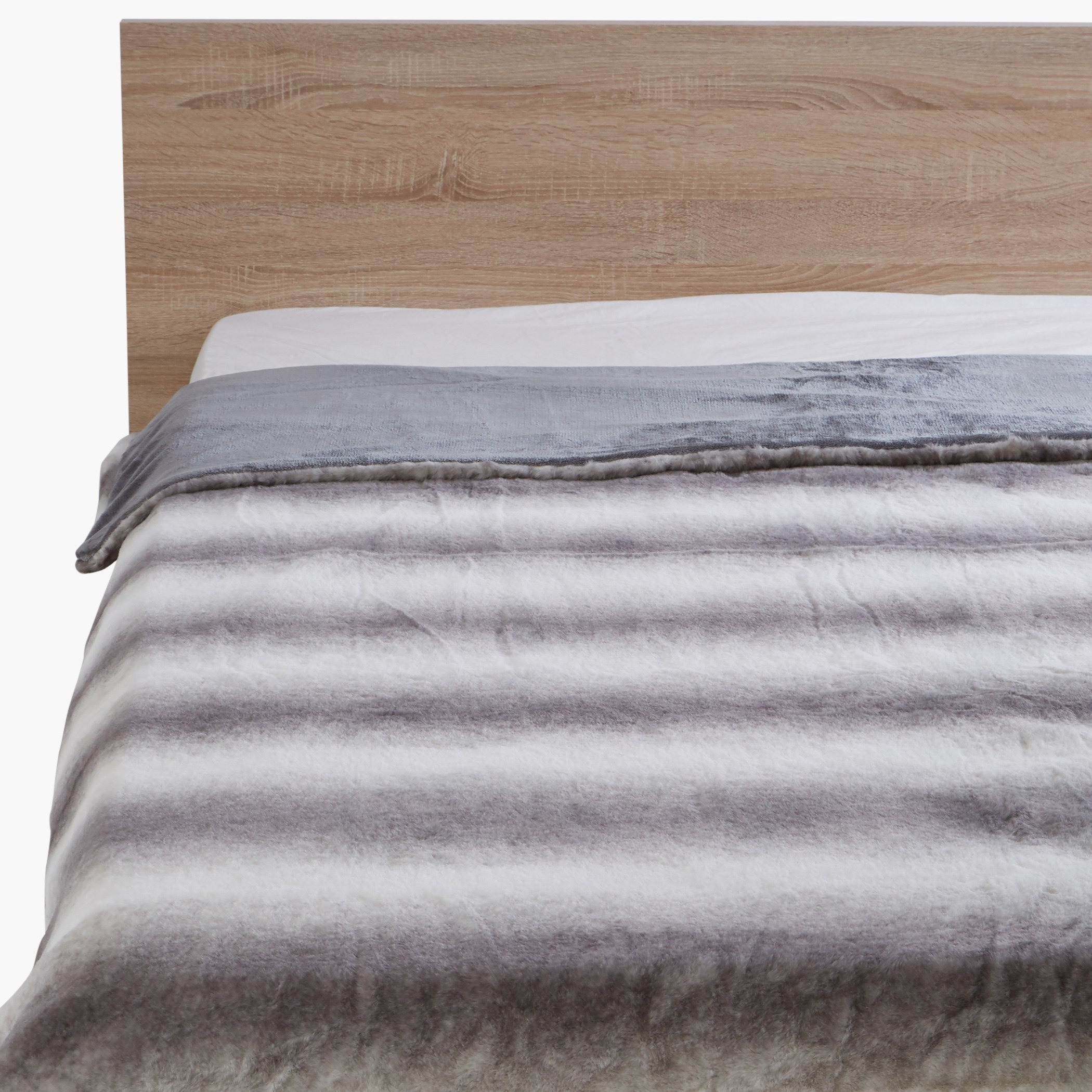 Faux Rabbit Fur King Blanket - 240x220 cm-hbxhomeware-hbxbedroom-image-1