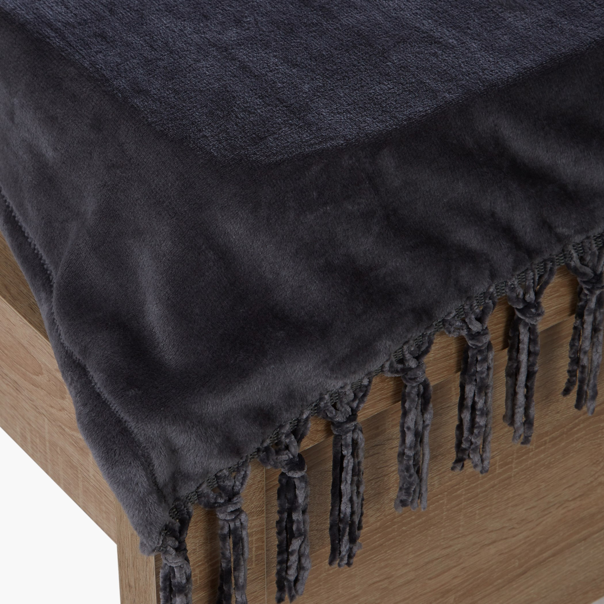 Lavish Micro Flannel Throw with Tassel Detail - 130x180 cm-hbxhomeware-hbxbedroom-image-2