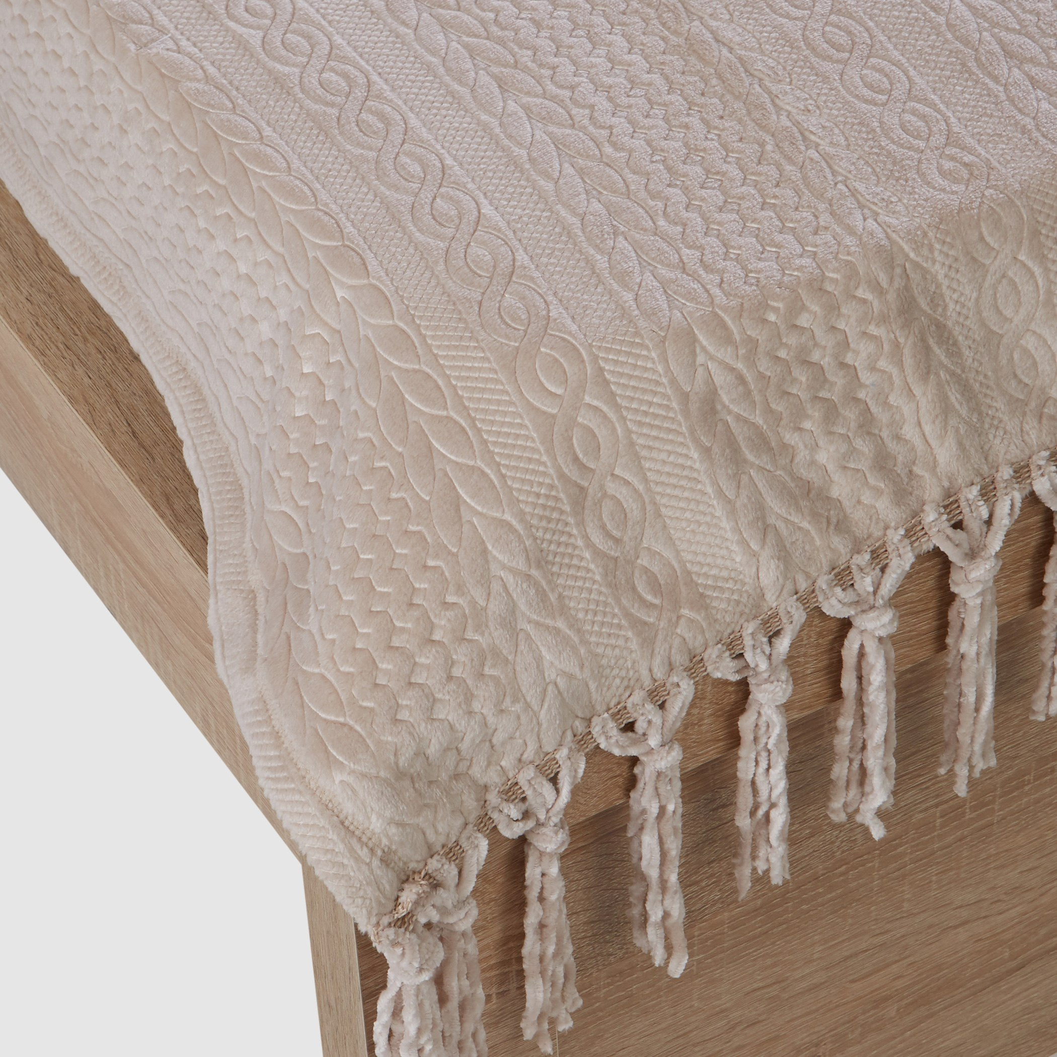بطانية خفيفة قطيفة بشرّابات - 130x180 سم-hbxhomeware-hbxbedroom-image-2