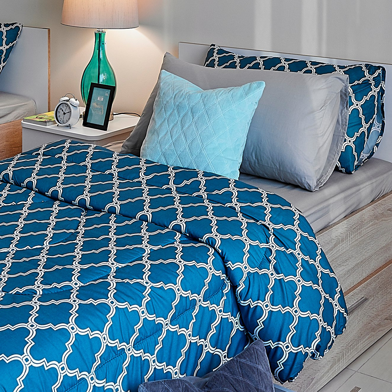 طقم لحاف مزدوج من قطعتين بطبعات تمارا - 160x220 سم-hbxkidsandyouth-beddingandfurnishings-comfortersets-image-2