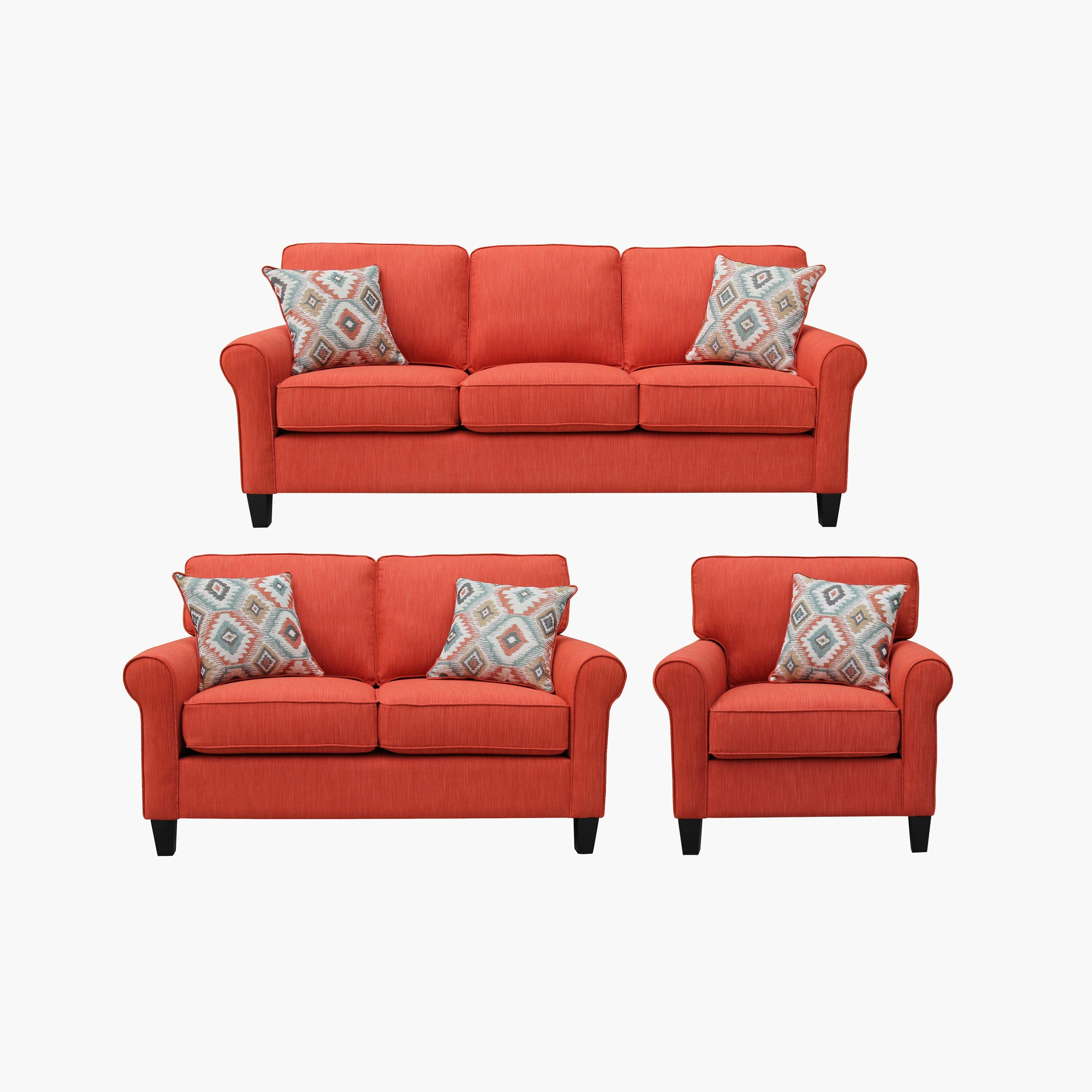 كنبة بارزة الملمس بمقعدين مع وسائد أنجيليك-hbxlivingroom-sofasandarmchairs-sofas-image-1