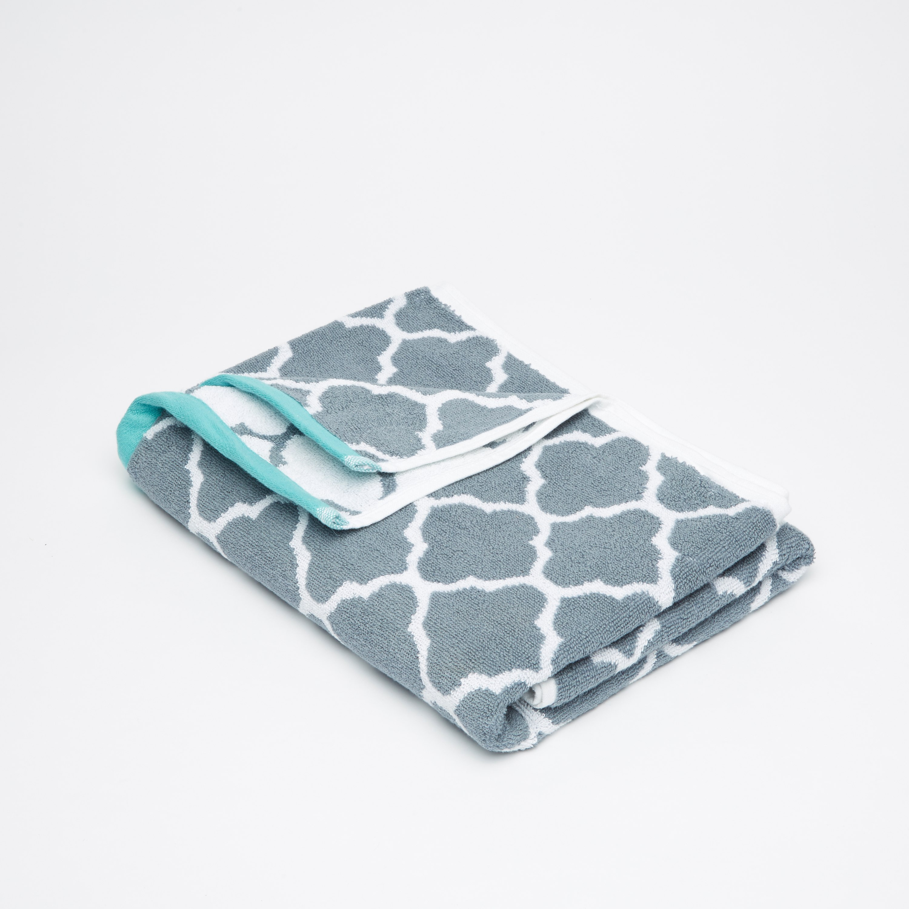 منشفة حمام جاكار مصبوغة من ماتريكس يارن - 70 × 140 سم-hbxbathroom-bathroomtextiles-image-2