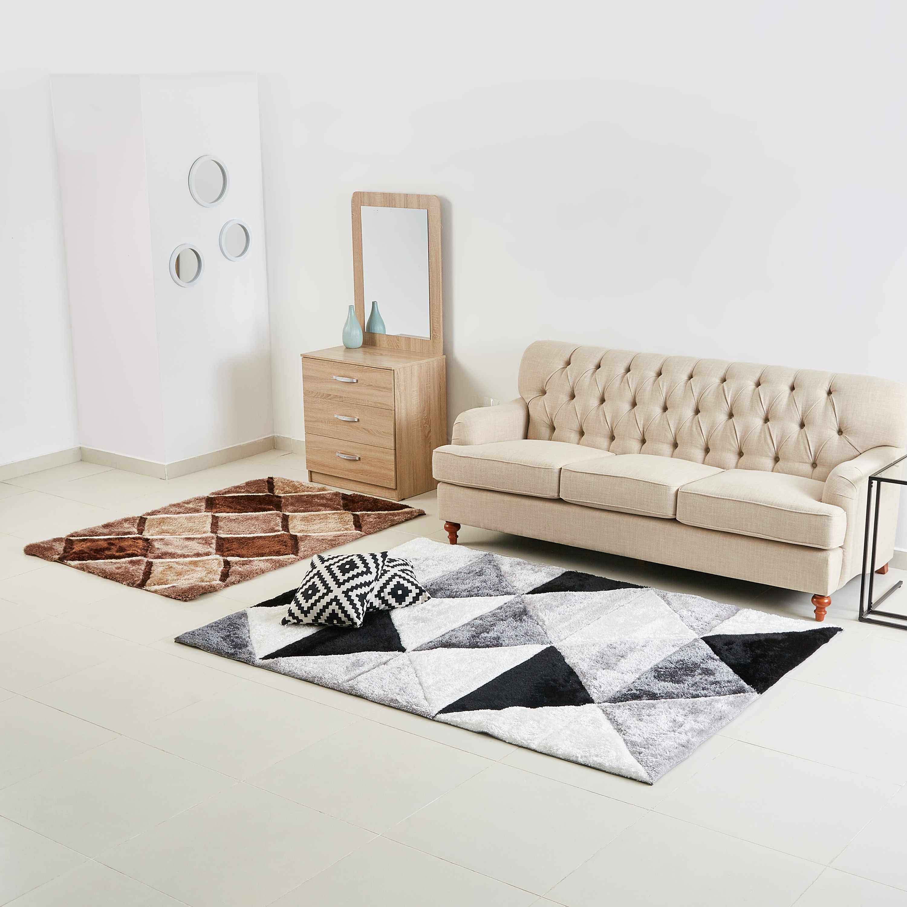 Urban 3D Textured Shaggy Rug - 120x170 cm-hbxdecorandfurnishings-floorcoverings-rugs-image-4