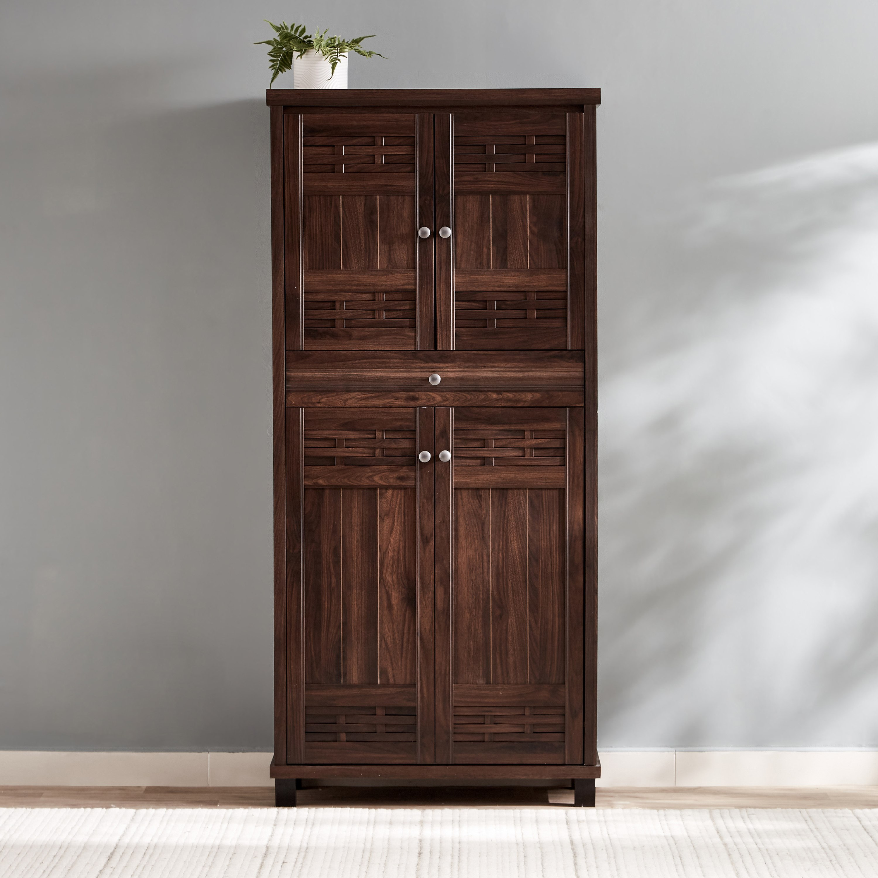 خزانة أحذية لـ28 زوجا بـ4 أبواب ودرج من بيتون-hbxbedroom-shoecabinetsandracks-image-1