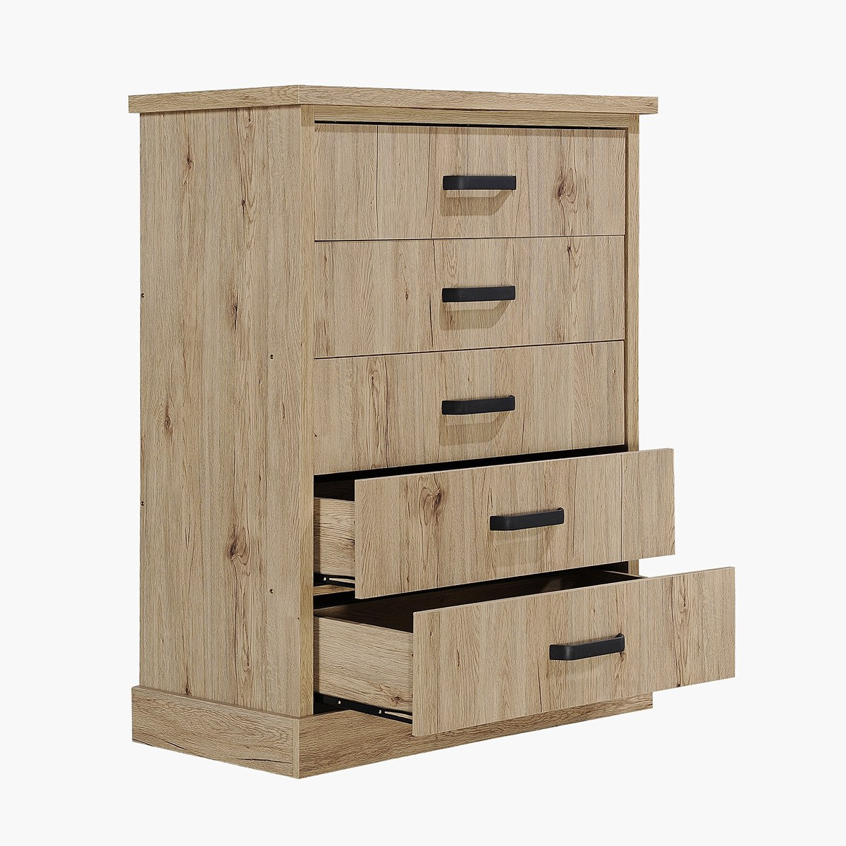وحدة تخزين بـ5 أدراج من جلاسجو-hbxfurniture-dressersandchests-chestofdrawers-image-2