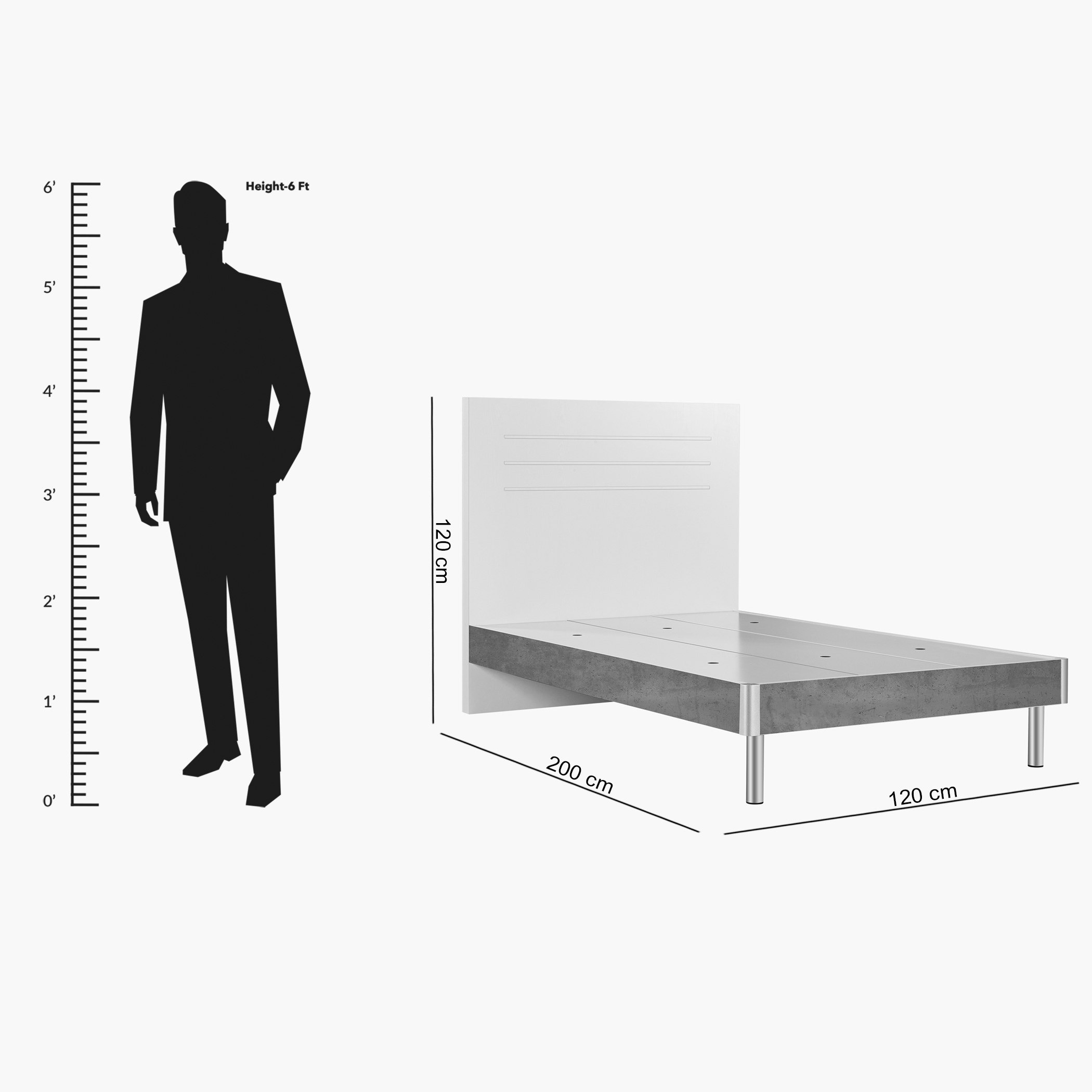 Movo Patara Twin Bed - 120x200 cm-hbxbedroom-bedsandbedsets-beds-twin-image-9
