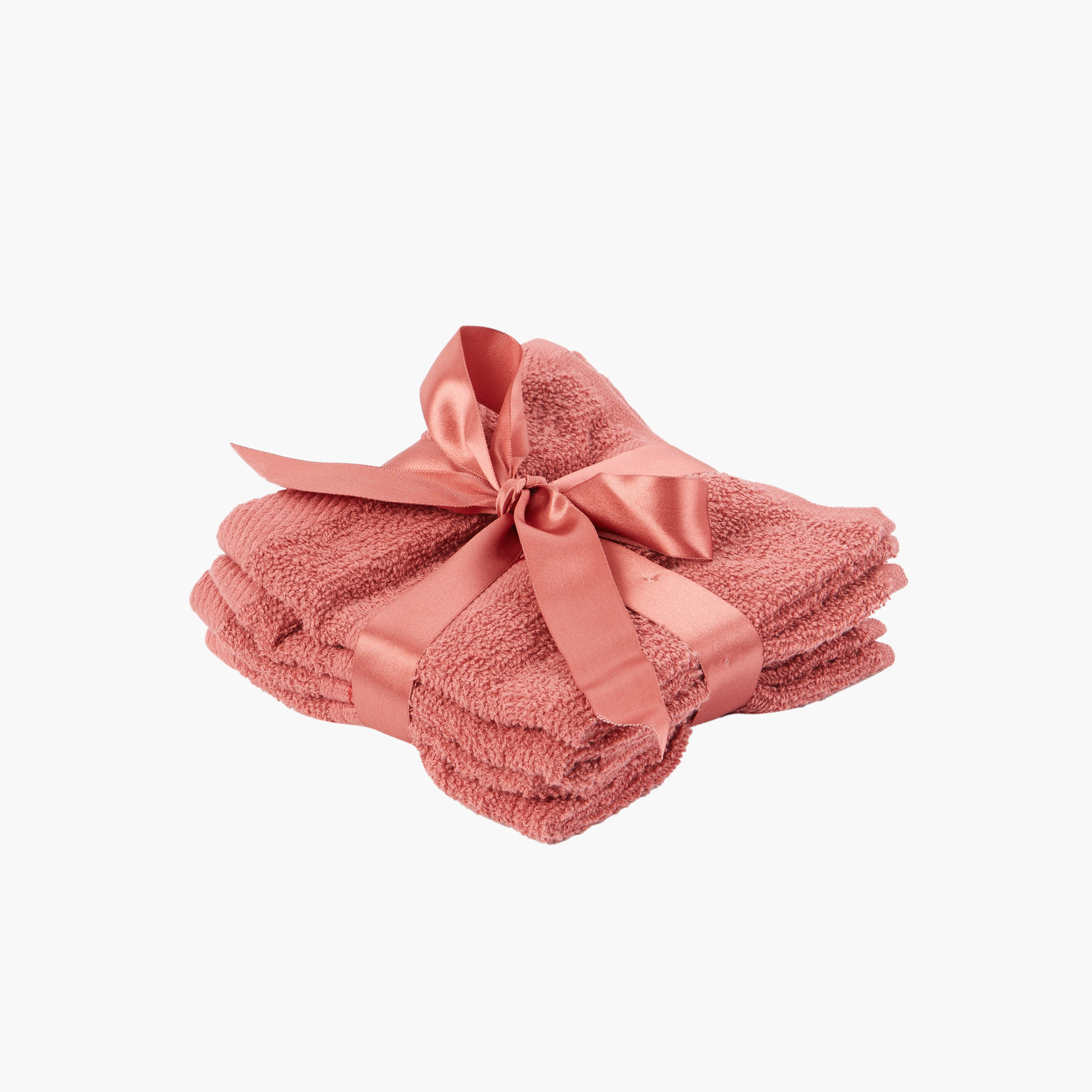 طقم مناشف وجه 4 قطع إسينشيال - 30x30 سم-hbxbathroom-bathroomtextiles-image-1