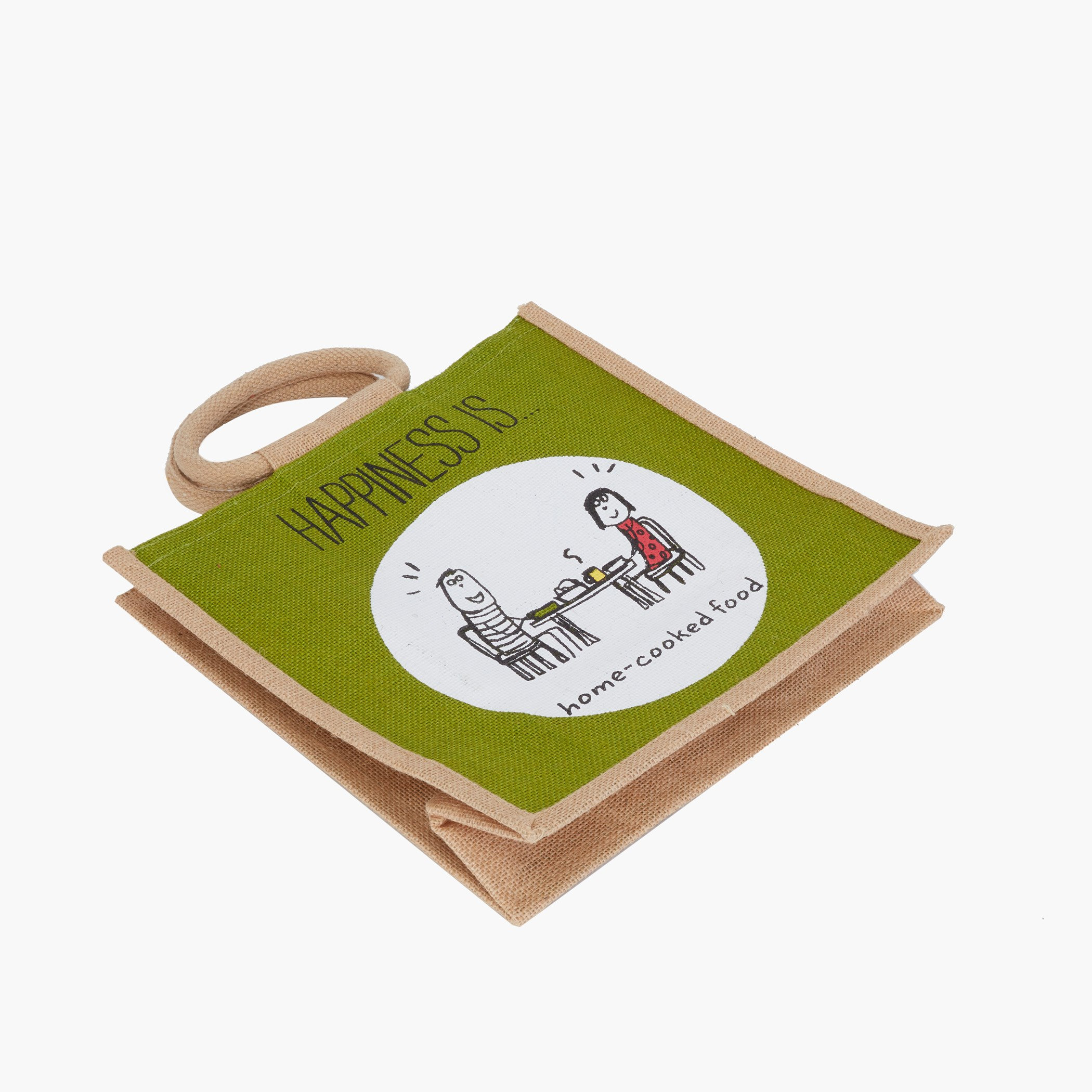 شنطة غداء جوت متعددة الاستخدامات من هابينس - 46x15x30 سم-hbxhomeware-hbxkitchen-image-3