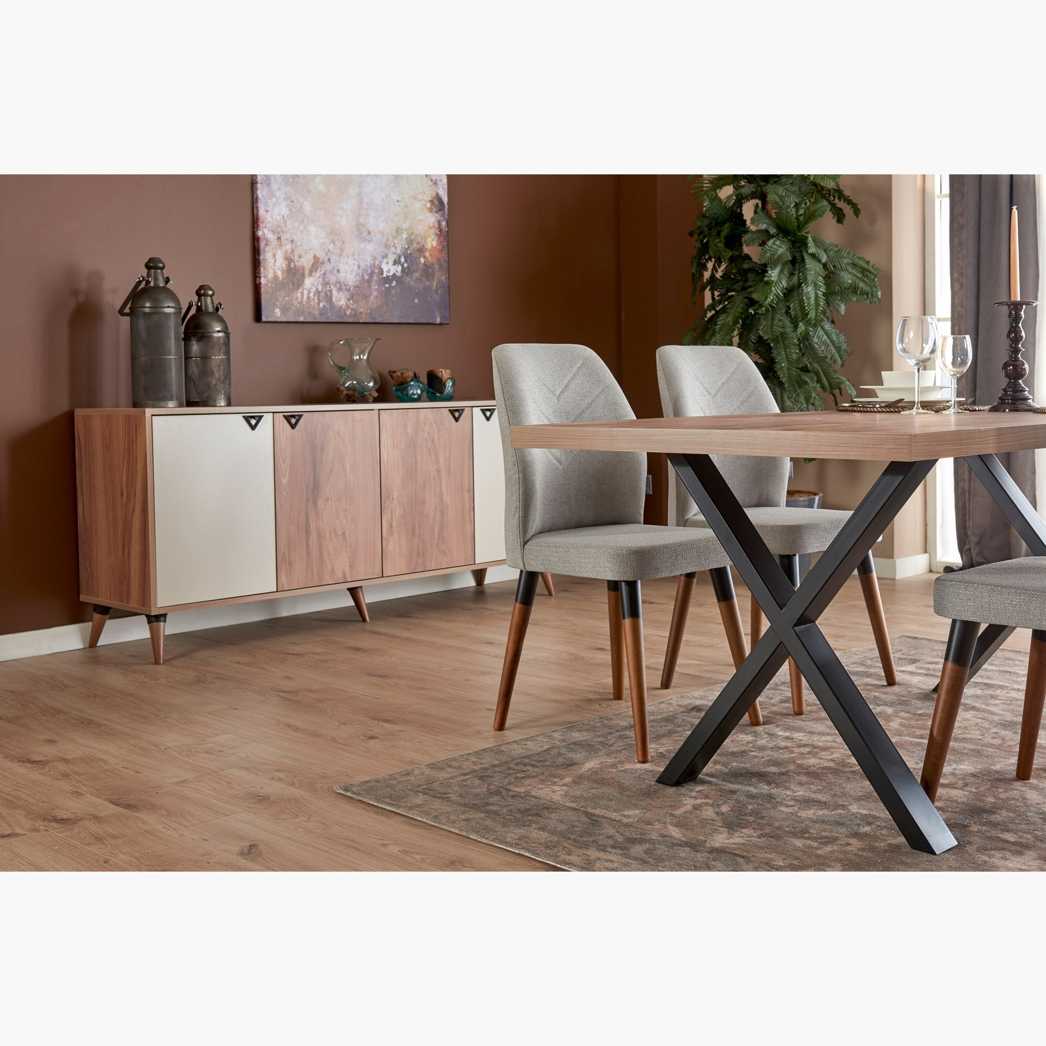 طقم سفرة 6 مقاعد من سانتياجو-hbxfurniture-diningtablesandsets-diningsets-sixseater-image-9