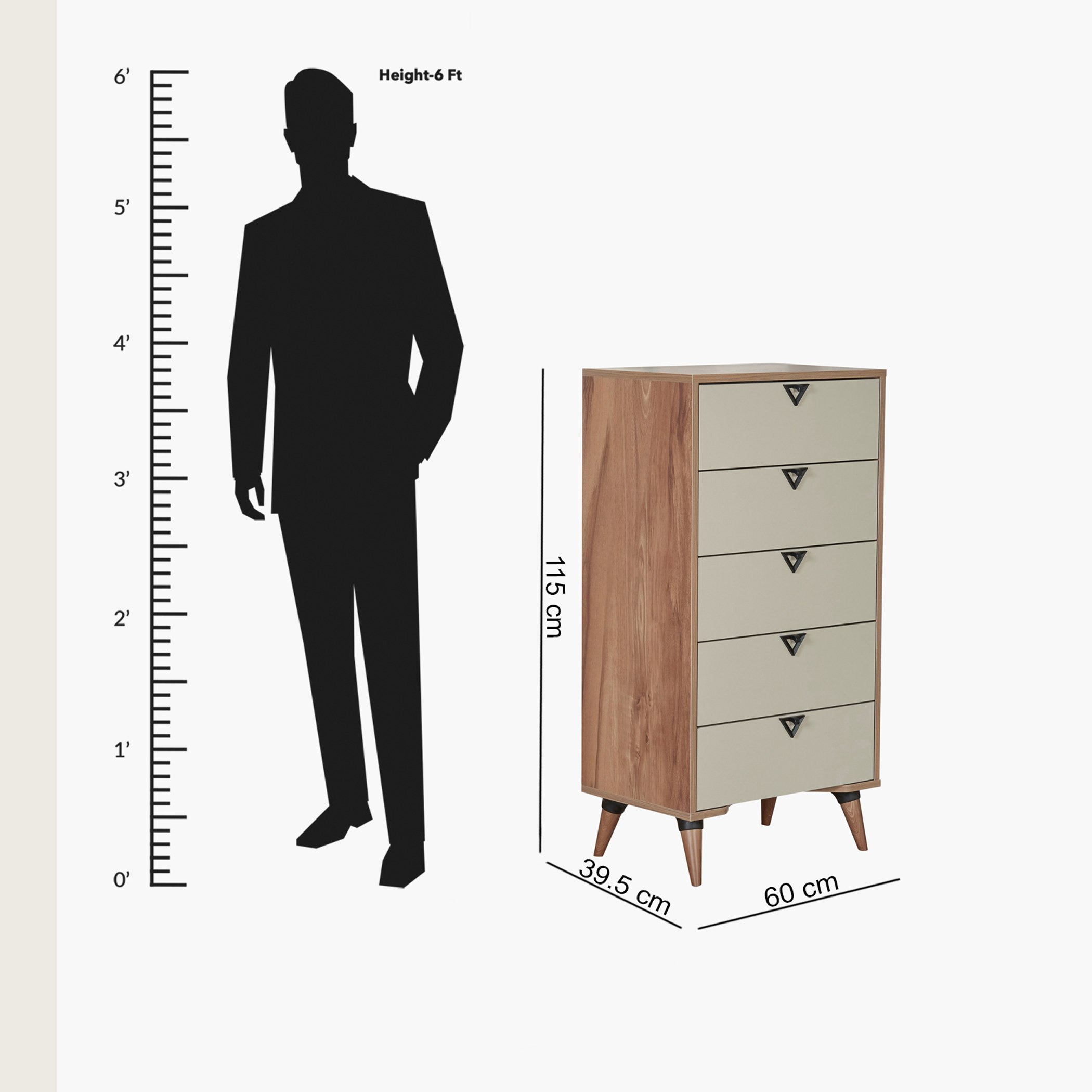 وحدة تخزين بـ5 أدراج من سانتياجو-hbxfurniture-dressersandchests-chestofdrawers-image-7