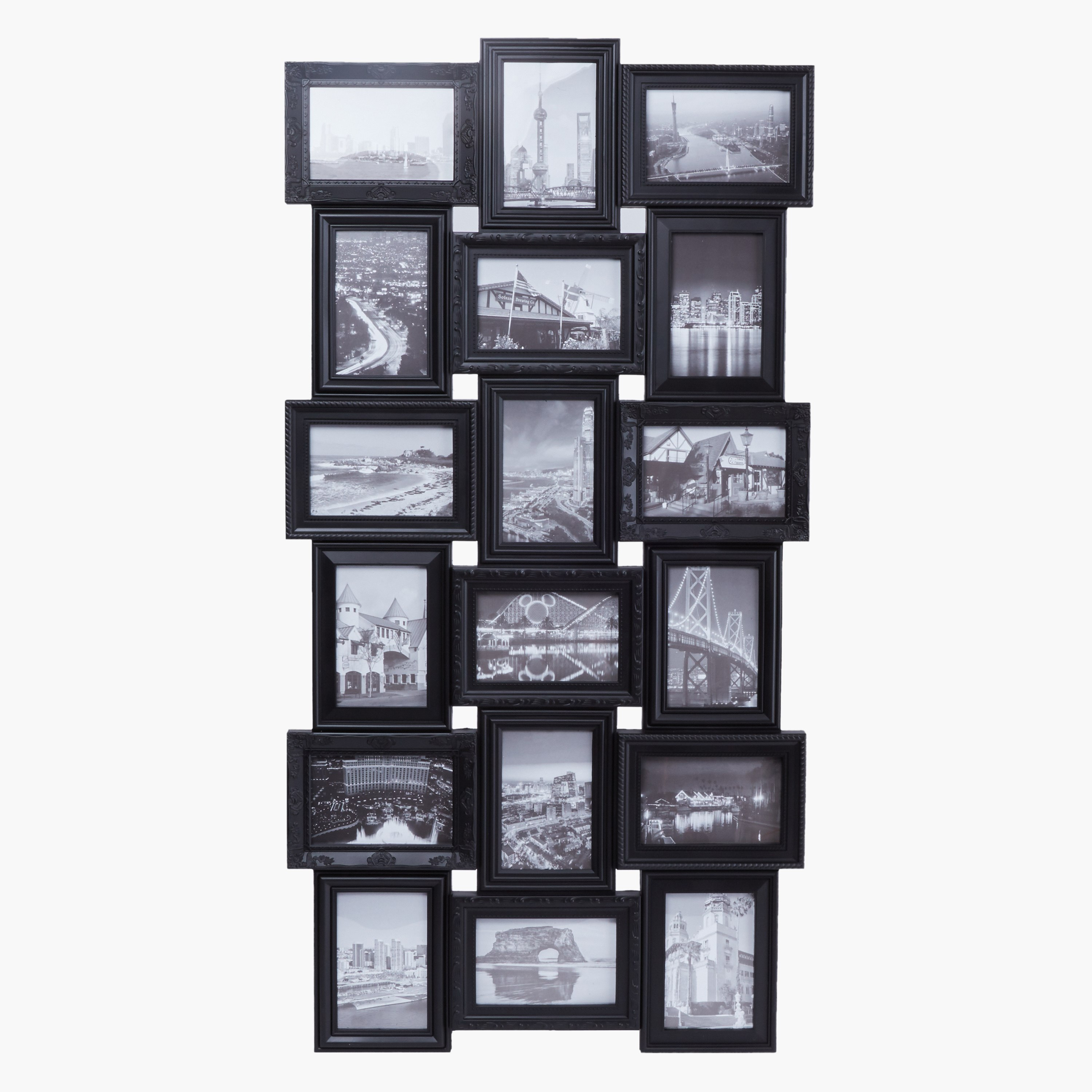 Pablo 18-Opening Multi-Aperture Photo Frame - 4x6 inches-hbxkidsandyouth-walldecor-photoframes-image-1