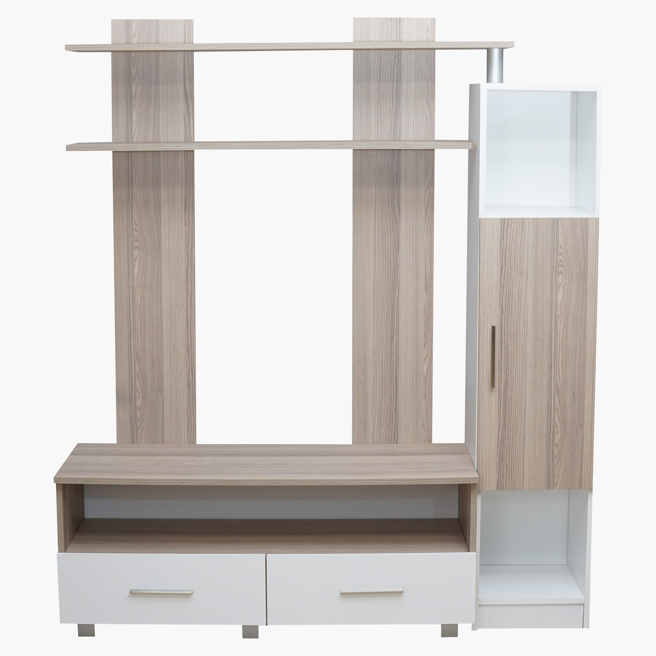 وحدة حائط مطفيّة بباب ودرجين من تريا-hbxlivingroom-mediaunitsandstorage-wallunits-image-2