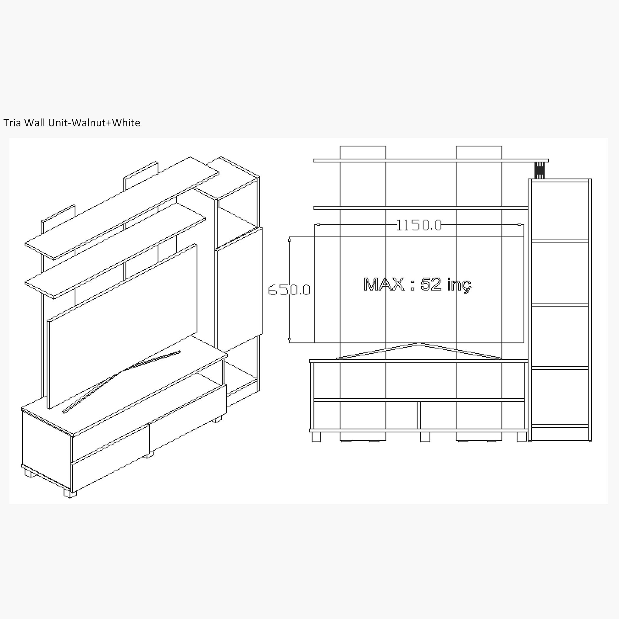 وحدة حائط مطفيّة بباب ودرجين من تريا-hbxlivingroom-mediaunitsandstorage-wallunits-image-5